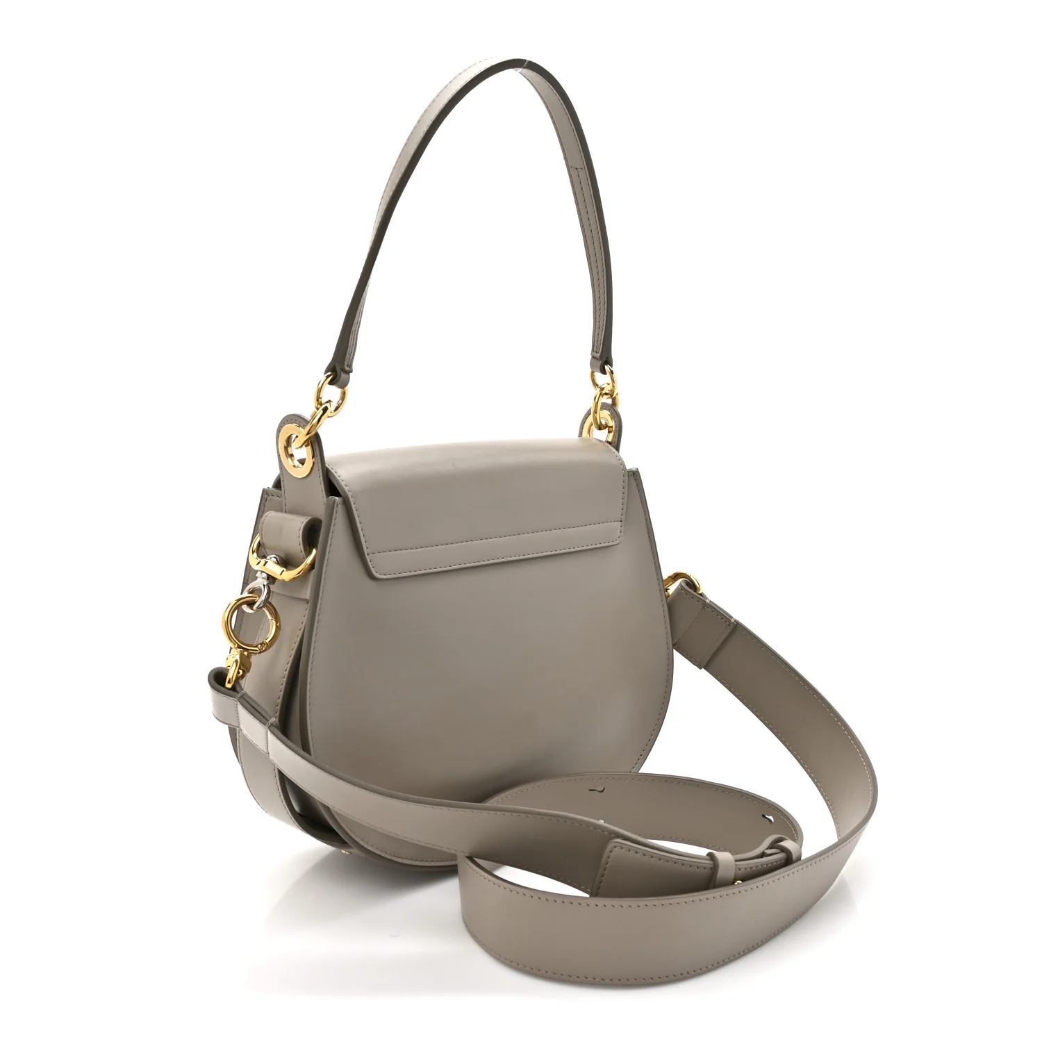 Calfskin Small Tess Bag Motty Grey - Image 3