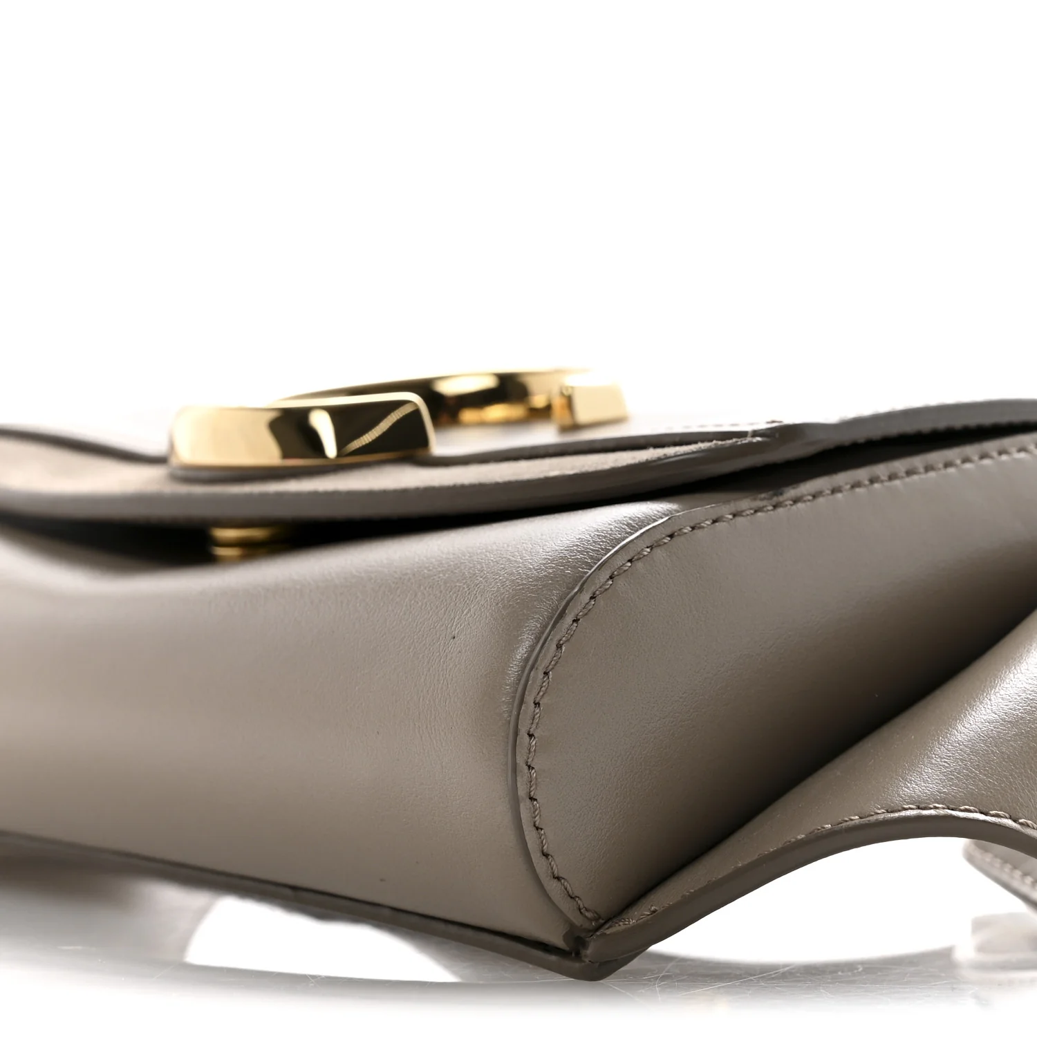 Calfskin Suede C Belt Bag Motty Grey - Image 10
