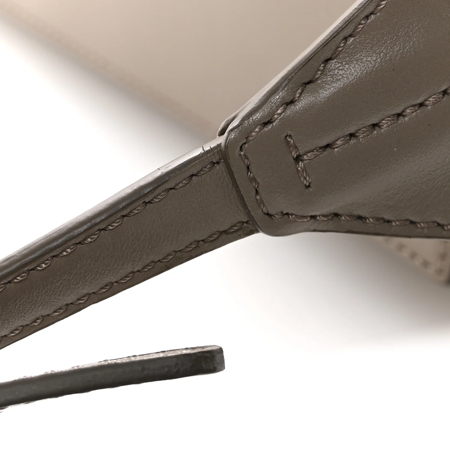 Calfskin Suede C Belt Bag Motty Grey - Image 12
