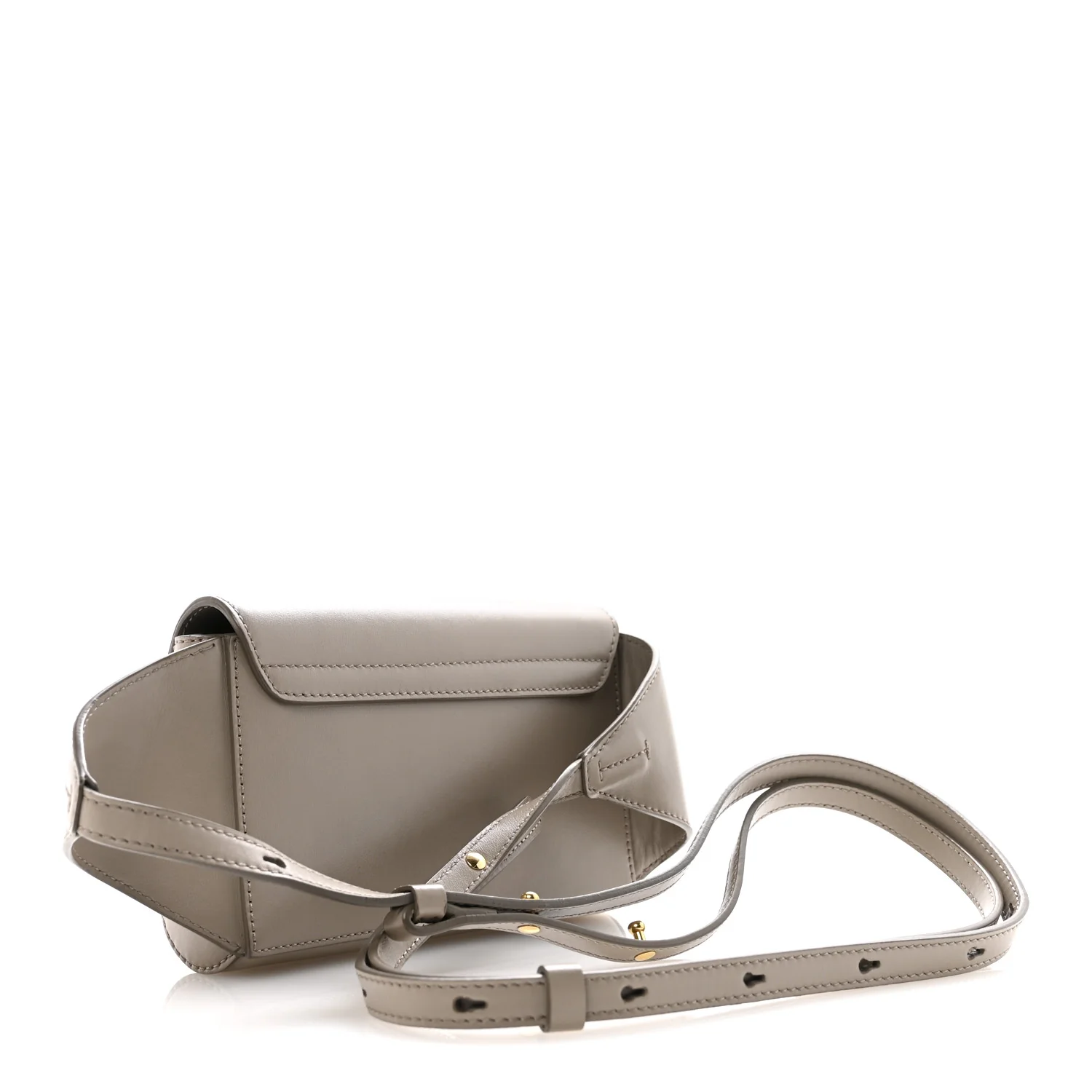 Calfskin Suede C Belt Bag Motty Grey - Image 3
