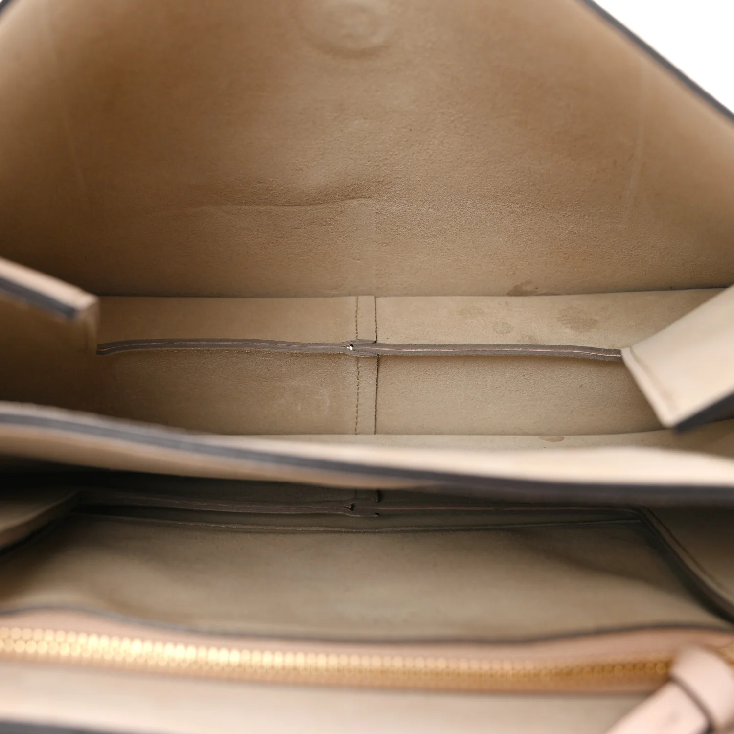 Calfskin Suede Medium Faye Shoulder Bag Cement Pink - Image 5
