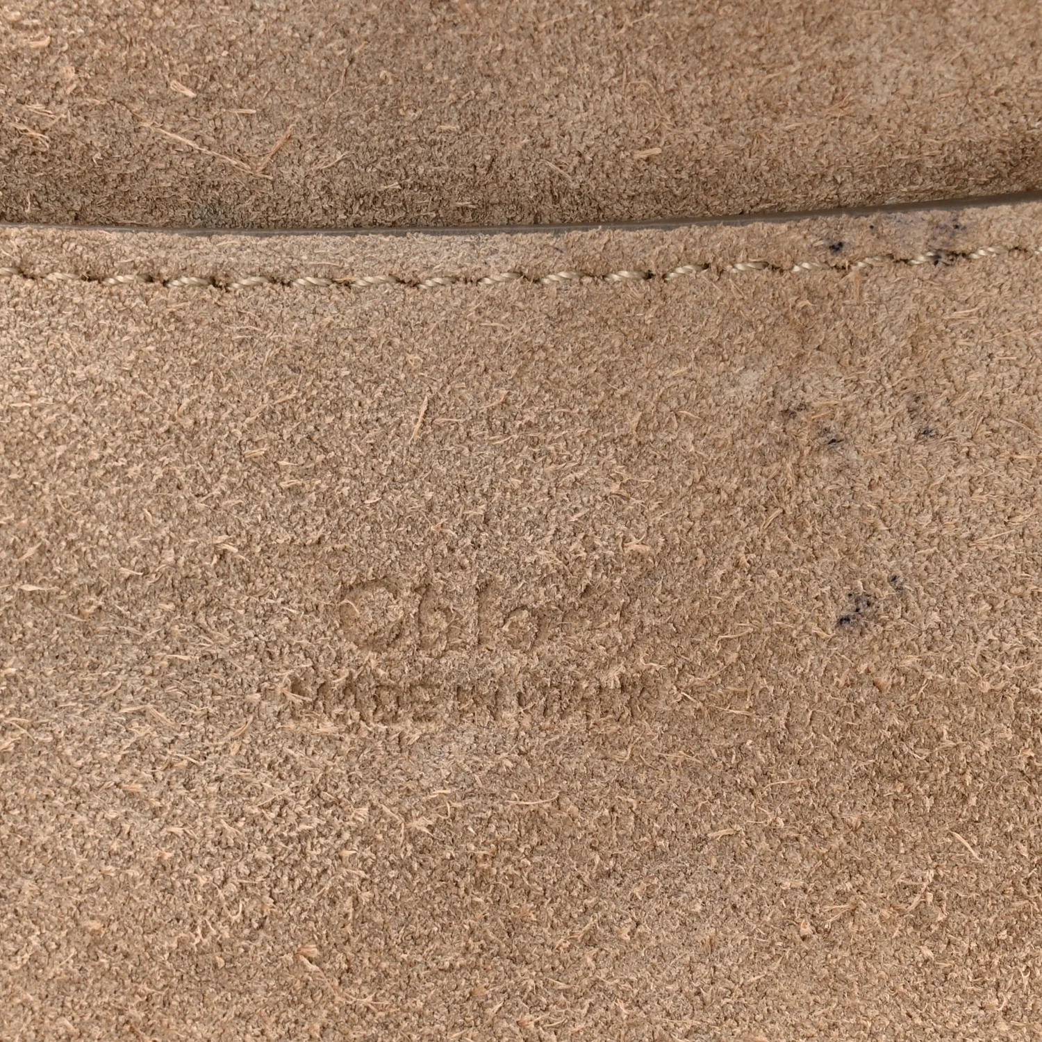 Calfskin Suede Mini Chain Faye Shoulder Bag Ash Blue - Image 6