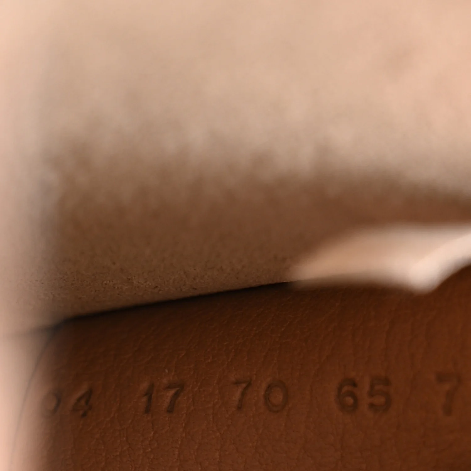 Calfskin Suede Small Nile Bracelet Bag Biscotti Beige - Image 7