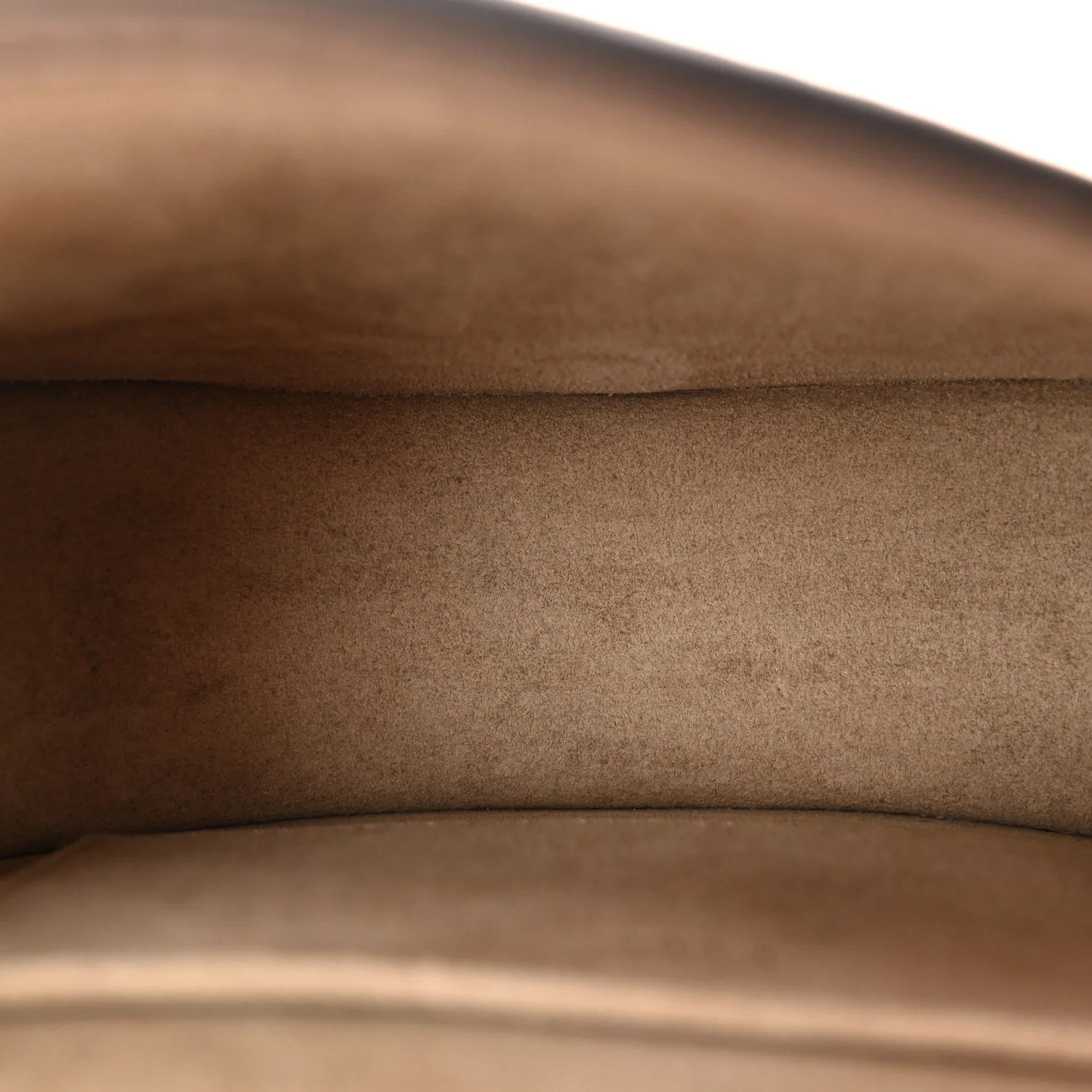 Calfskin Suede Small Nile Bracelet Bag Motty Grey - Image 5