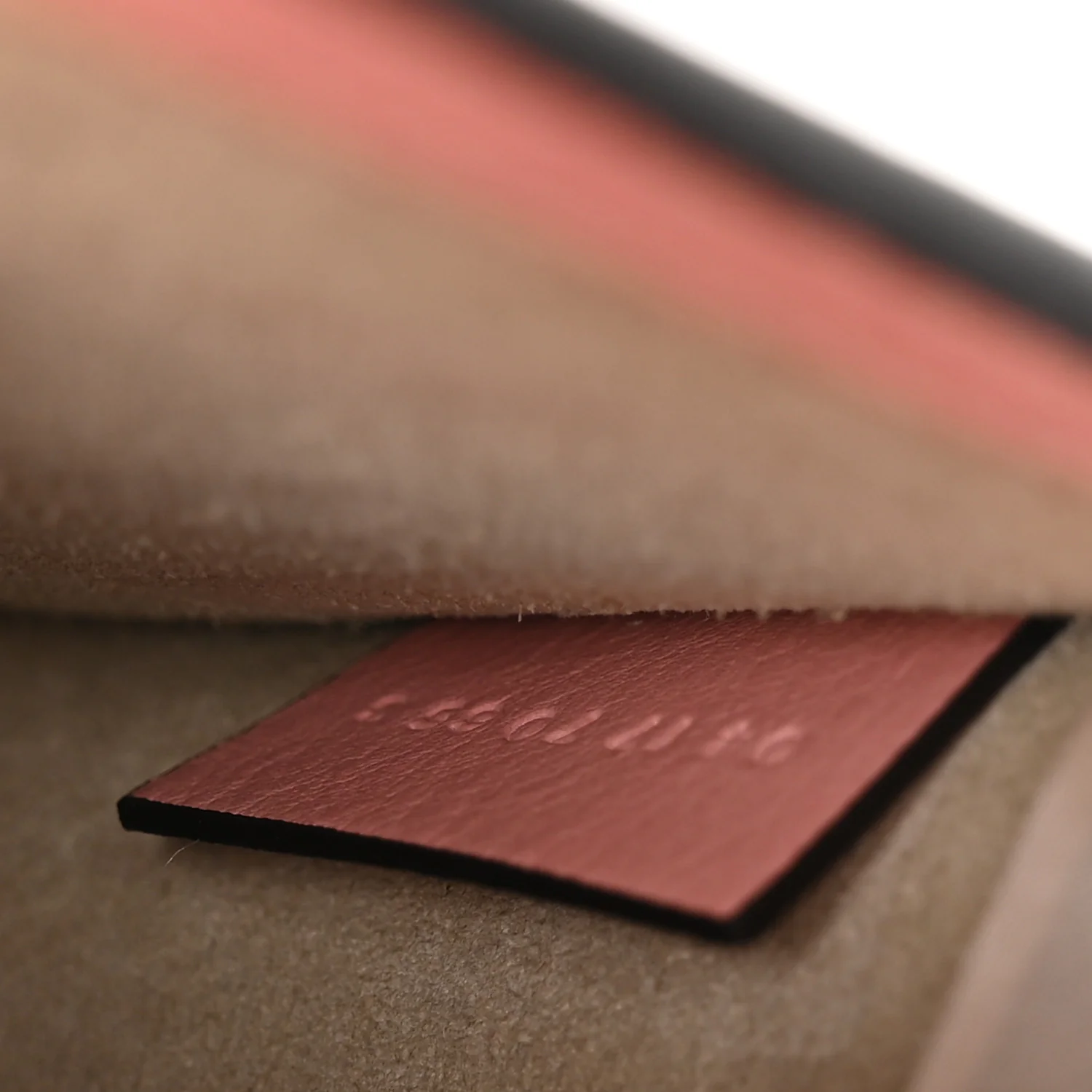 Calfskin Suede Small Nile Bracelet Bag Washed Pink - Image 7