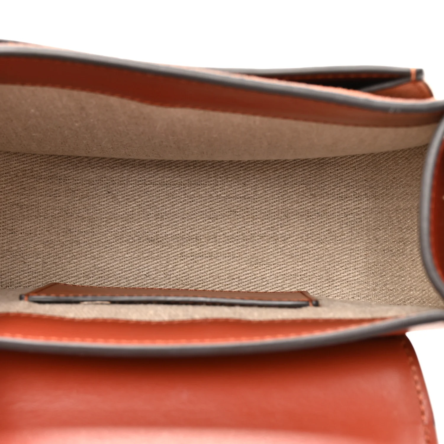 Calfskin Suede Small Tess Bag Sepia Brown - Image 5