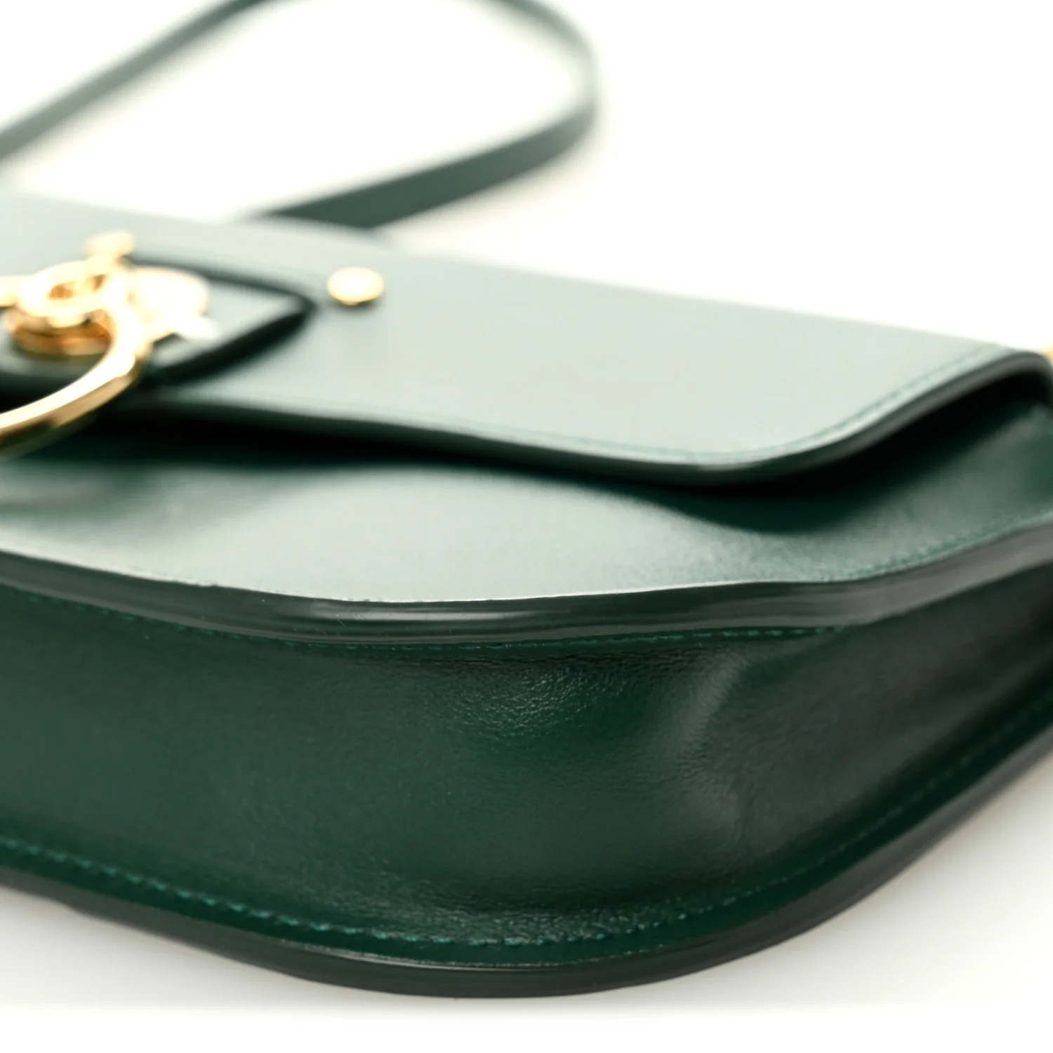 Calfskin Tess Mini Crossbody Bag Green - Image 9