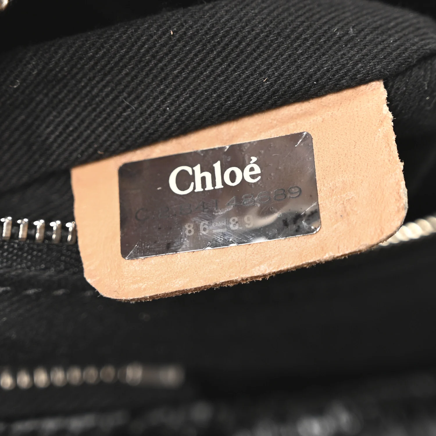 Crinkled Patent Medium Paddington Satchel Black - Image 7