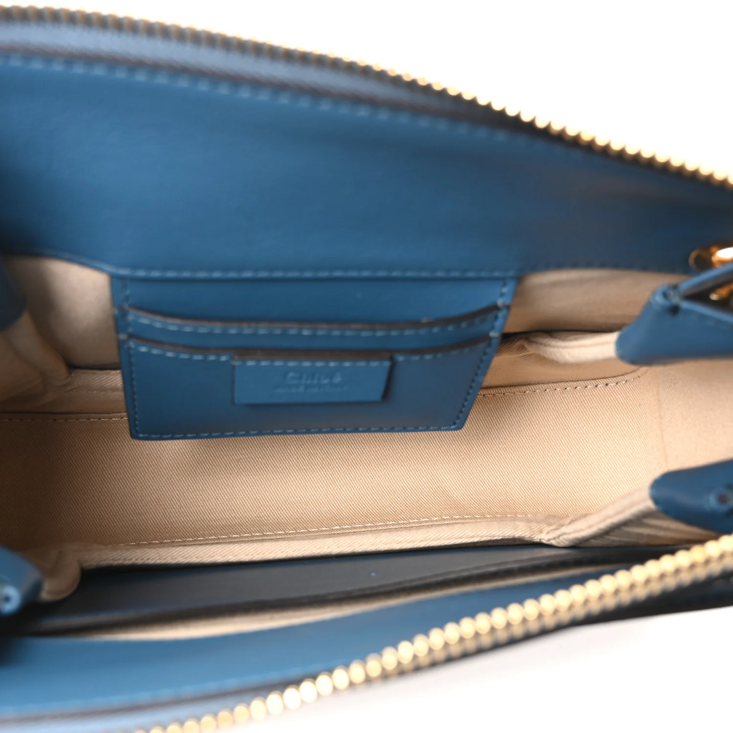Glossy Lambskin Small Roy Bag Vinyl Blue - Image 5