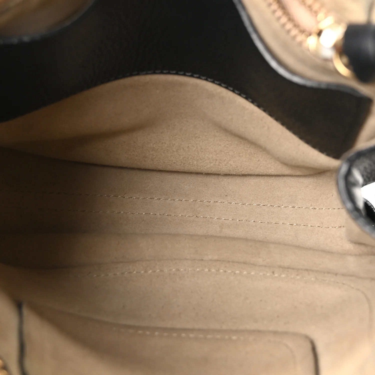 Grained Calfskin Mini Hayley Hobo Black - Image 5