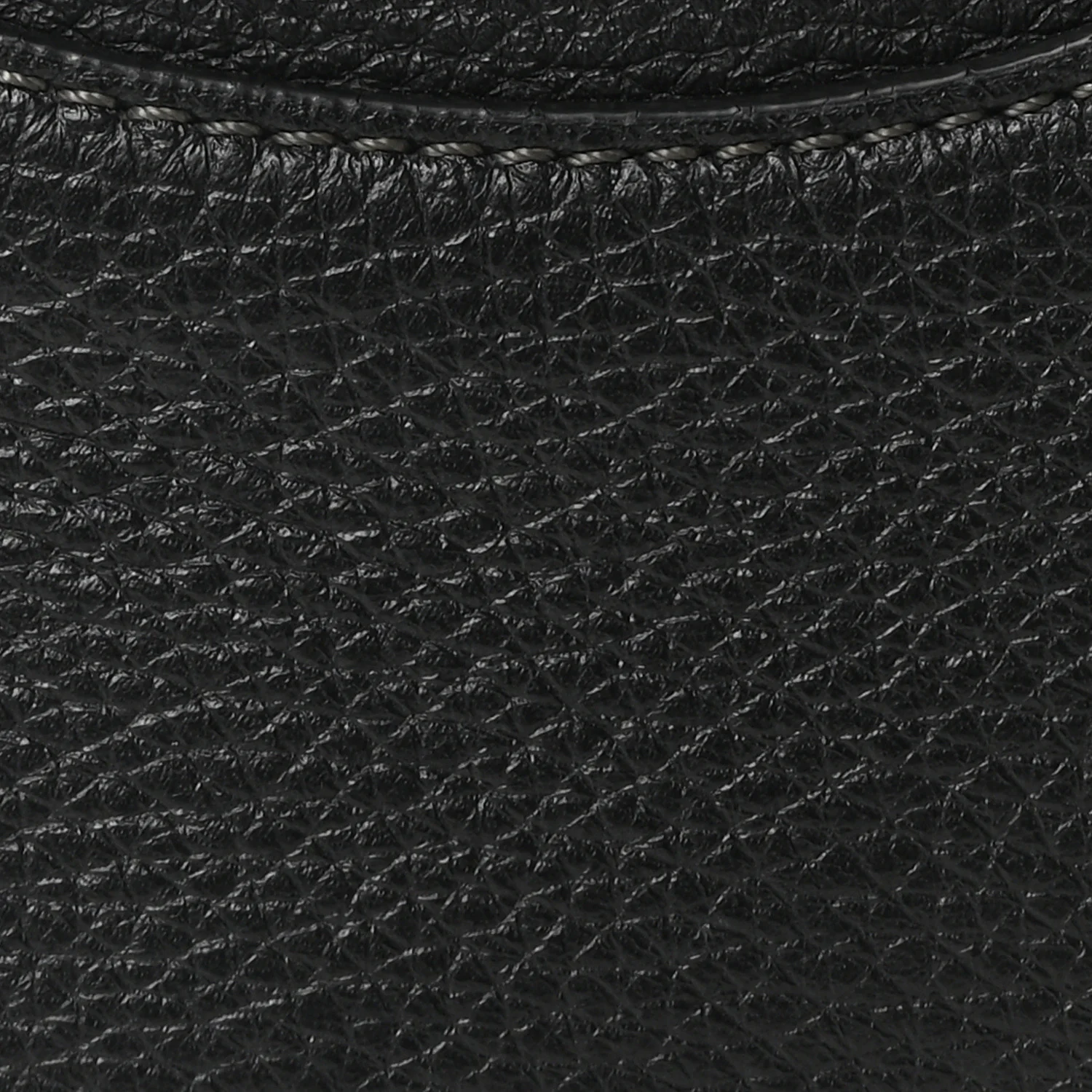 Grained Calfskin Mini Hayley Hobo Black - Image 8