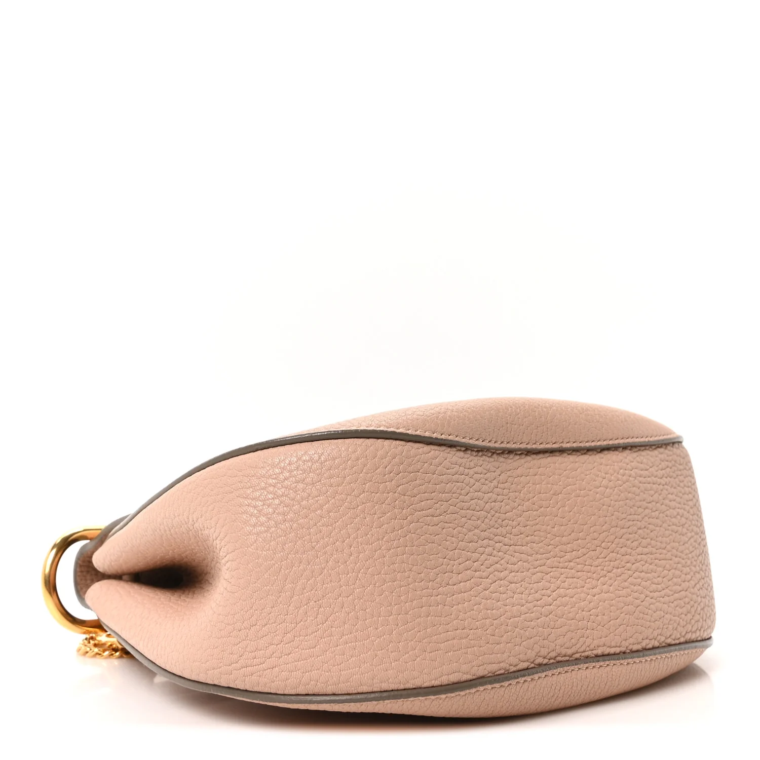 Grained Lambskin Drew Shoulder Bag Cement Pink - Image 4