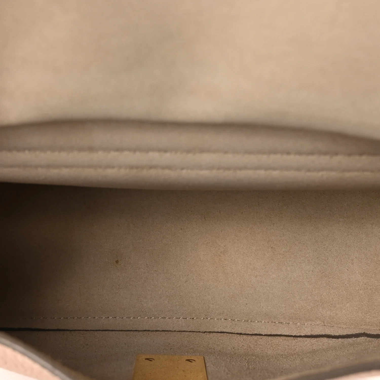 Grained Lambskin Drew Shoulder Bag Cement Pink - Image 5