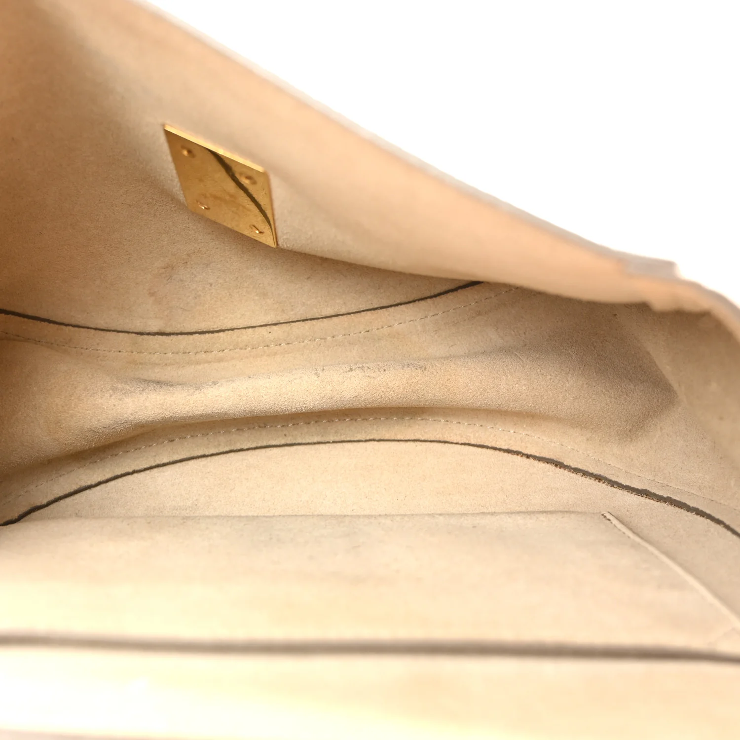 Grained Lambskin Drew Shoulder Bag Cement Pink - Image 5