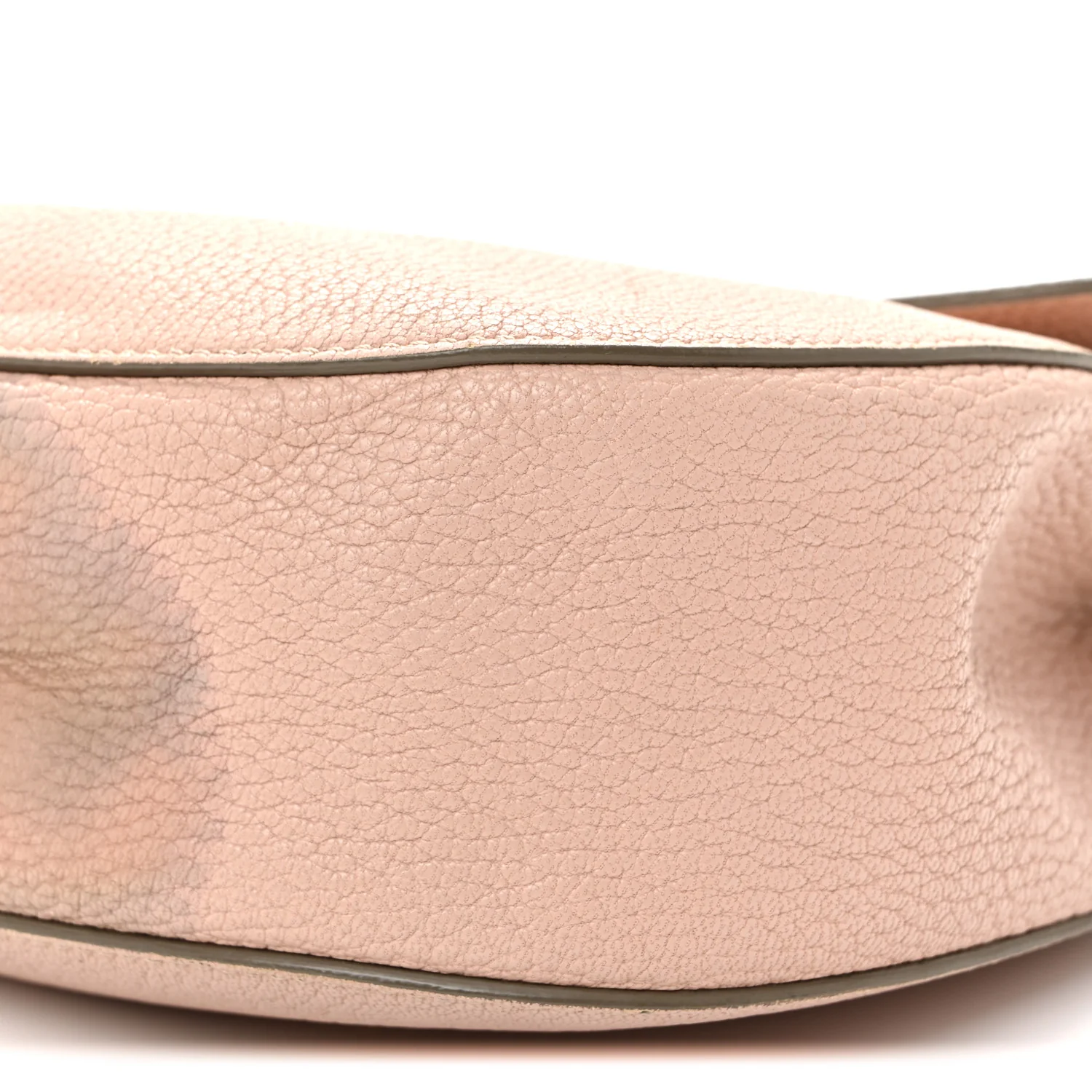 Grained Lambskin Drew Shoulder Bag Cement Pink - Image 9