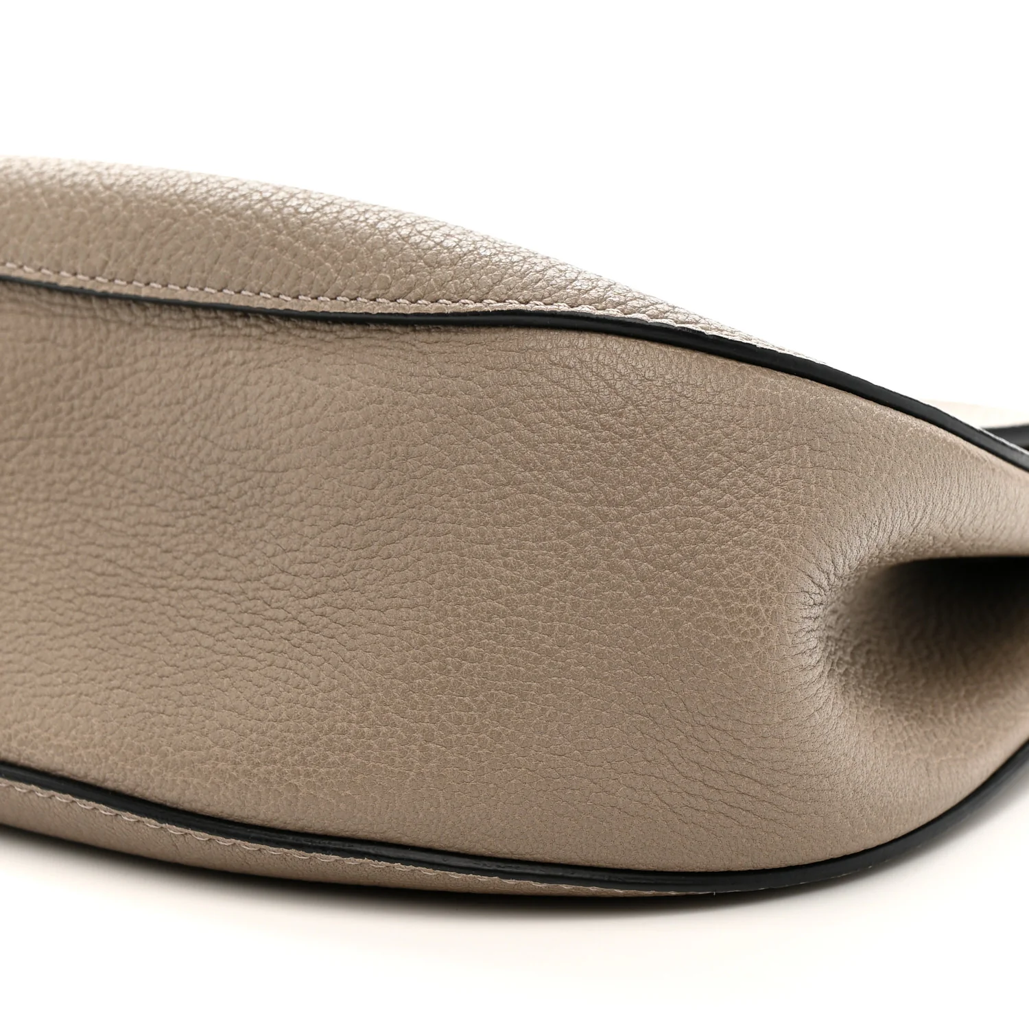Grained Lambskin Drew Shoulder Bag Motty Grey - Image 10