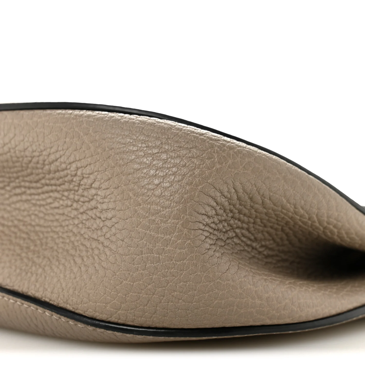 Grained Lambskin Drew Shoulder Bag Motty Grey - Image 10