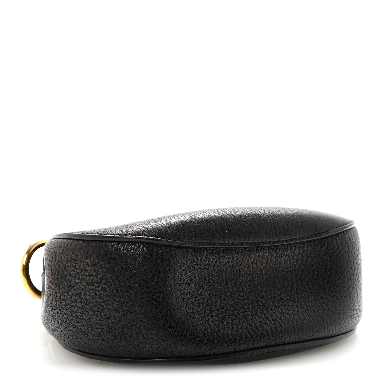 Grained Lambskin Mini Drew Shoulder Bag Black - Image 4
