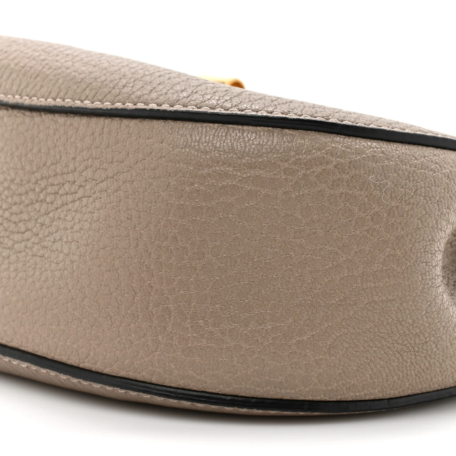 Grained Lambskin Mini Drew Shoulder Bag Motty Grey - Image 9