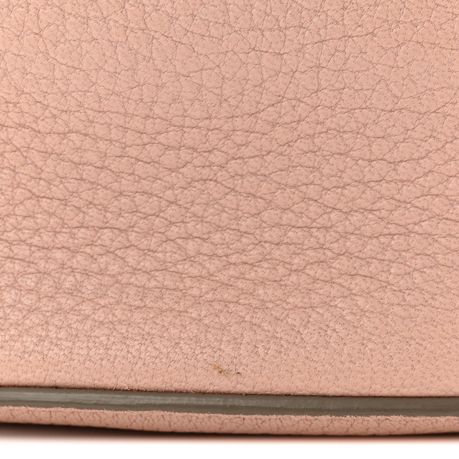 Grained Lambskin Nano Drew Shoulder Bag Cement Pink - Image 10