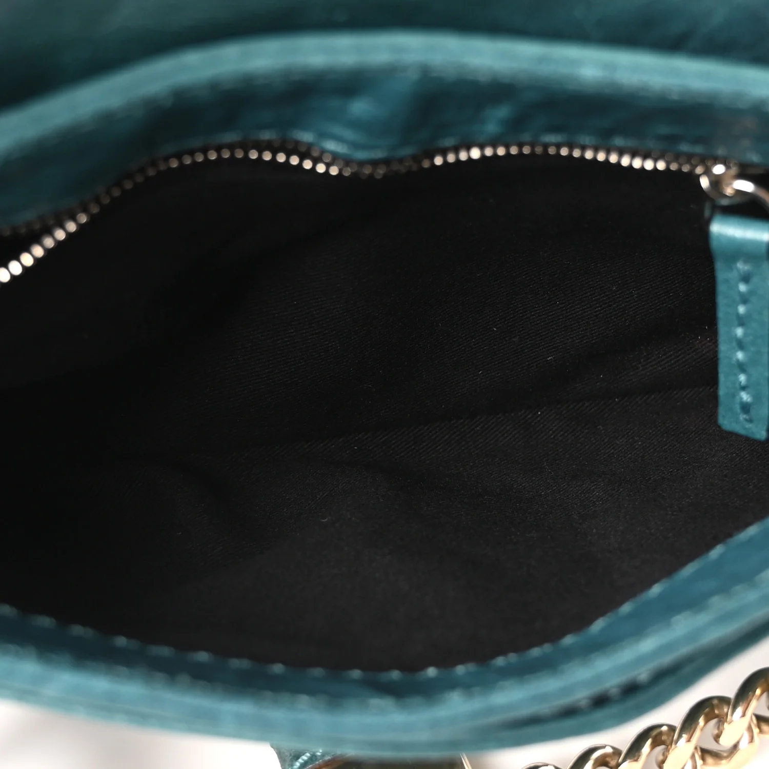 Lambskin Small Paddington Capsule Satchel Aqua Fresh - Image 5
