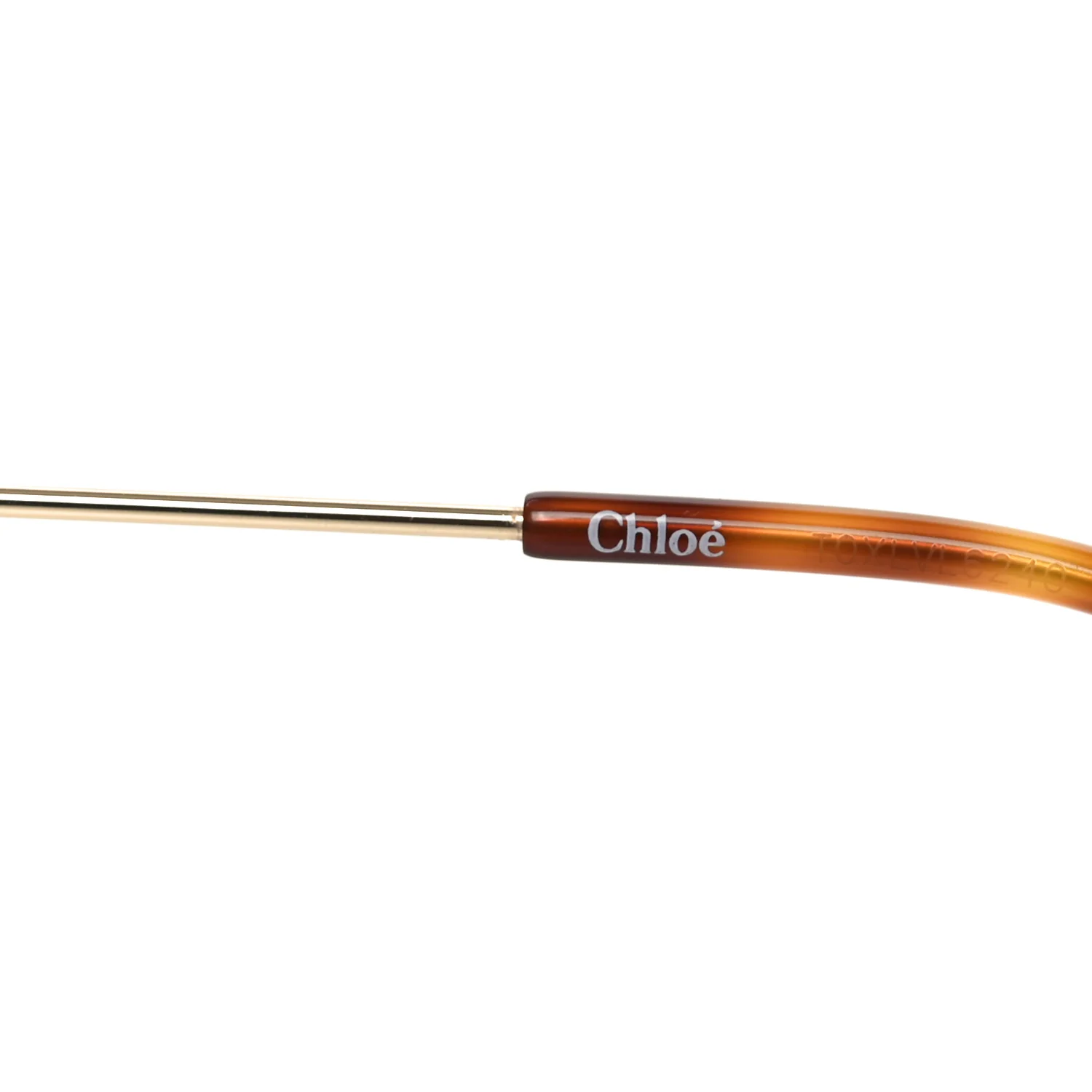 Oversized Round Novelty Sunglasses CH0036S Gold Havana - Image 5