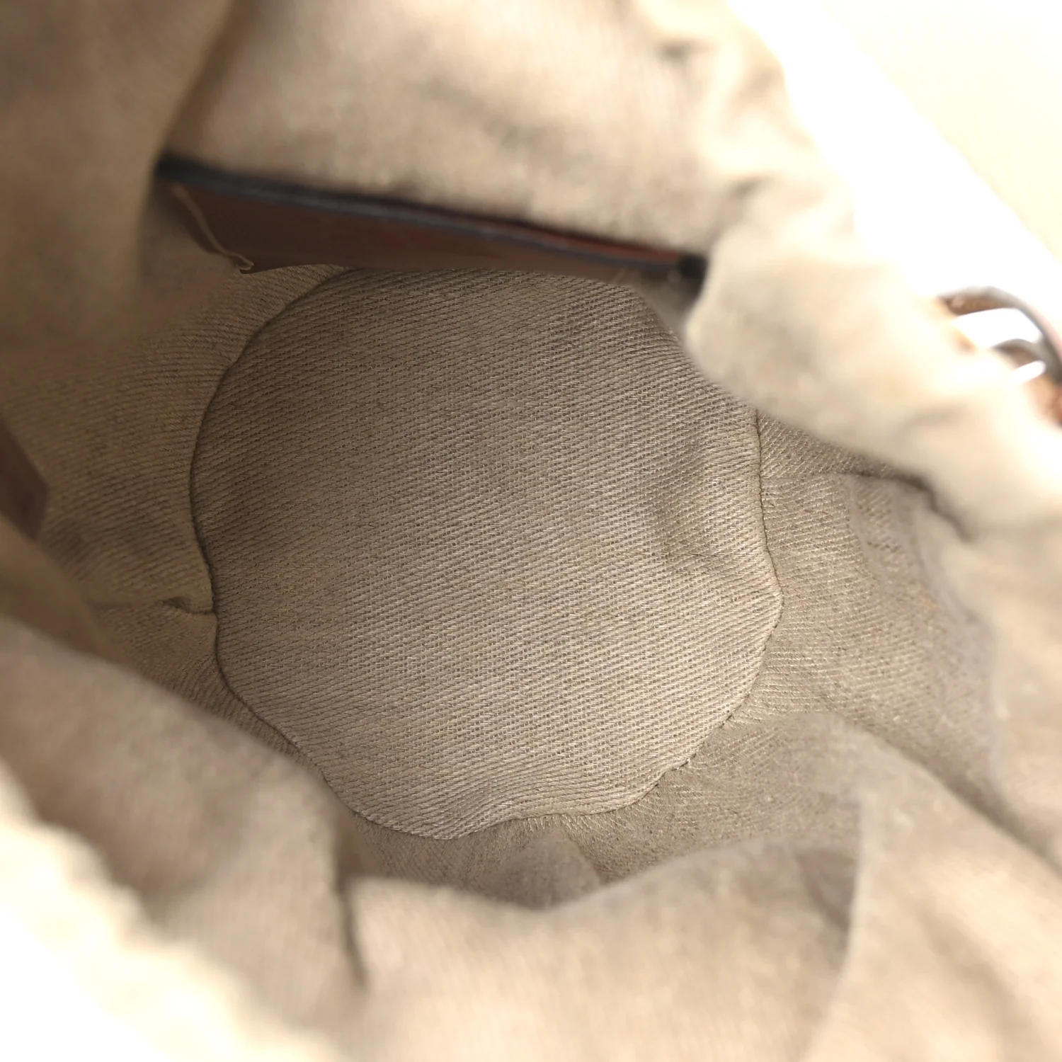 Raffia Calfskin Small Woody Basket Bag Brown - Image 5