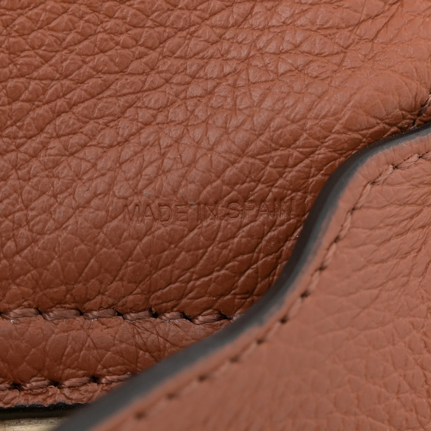 Raffia Small Grain Calfskin Small Marcie Basket Crossbody Tan - Image 7