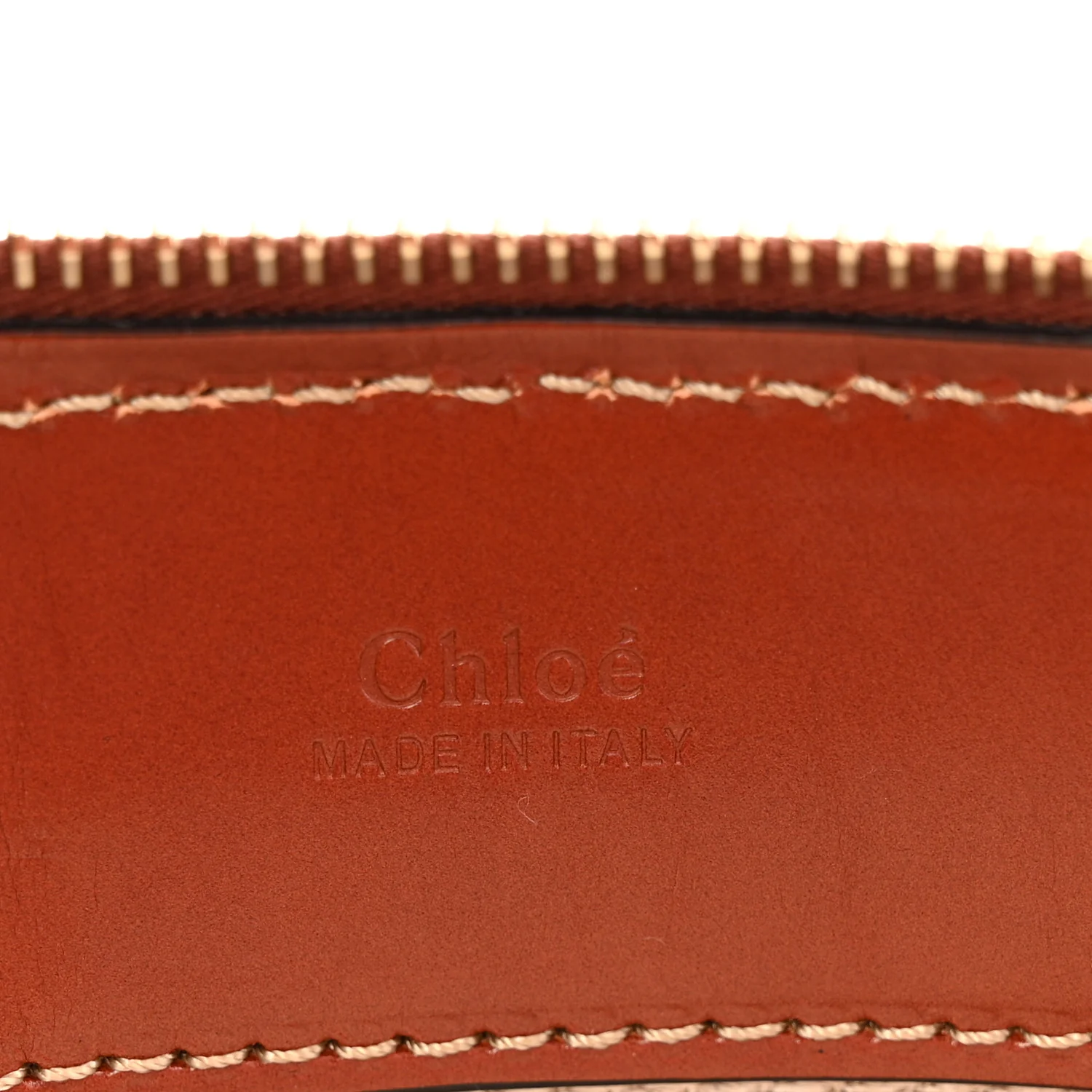 Shearling Vegetable Tanned Calfskin Mini Edith Sepia Brown - Image 6