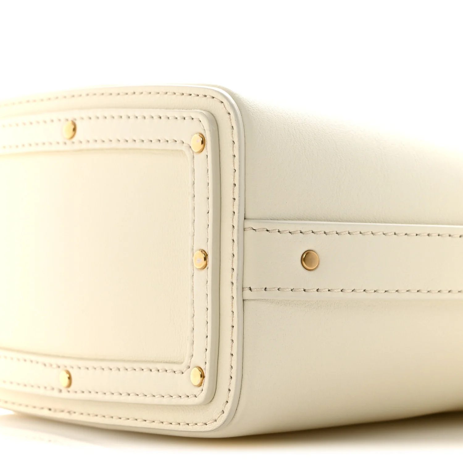 Smooth Calfskin Mini Roy Bucket Bag Natural White - Image 10