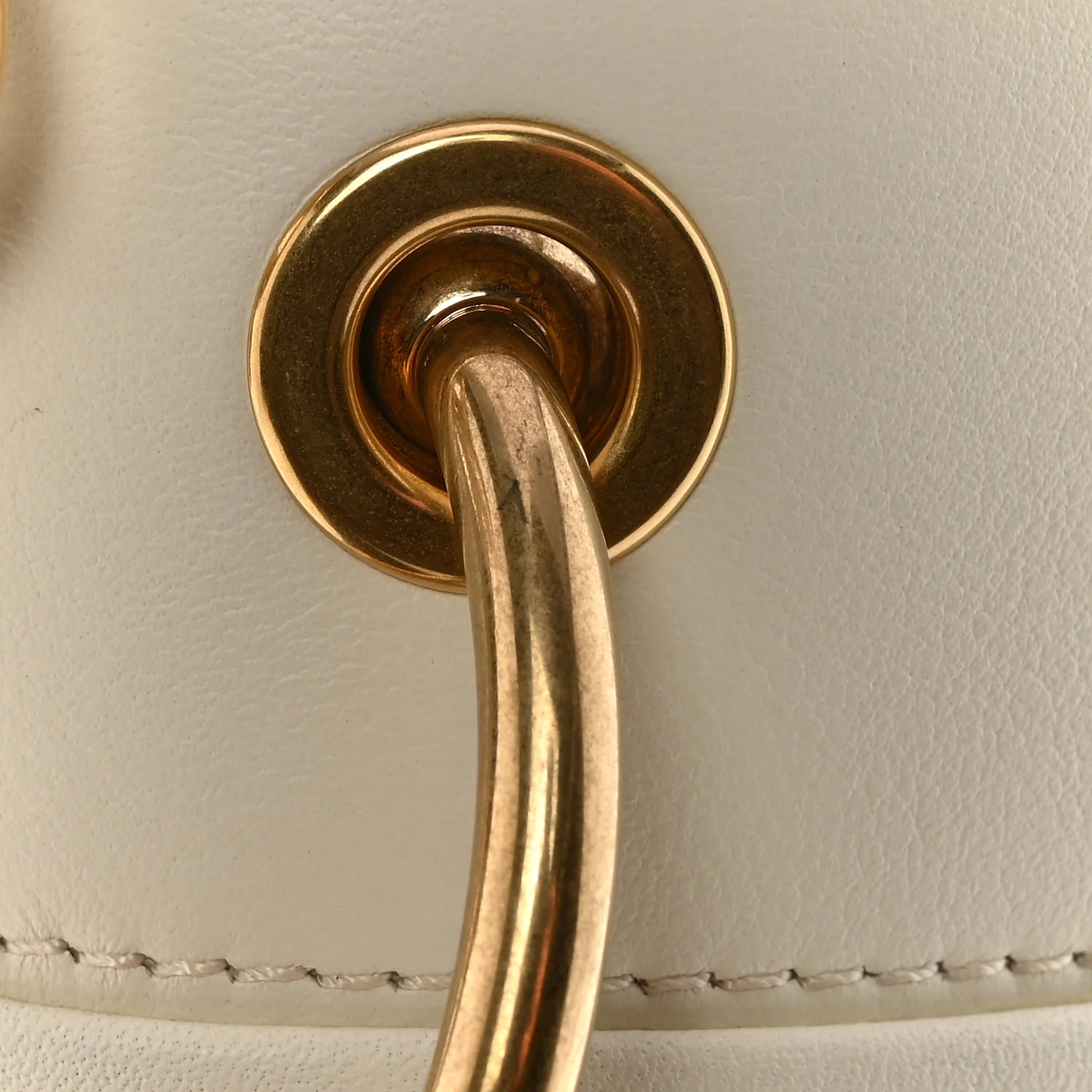 Smooth Calfskin Mini Roy Bucket Bag Natural White - Image 12