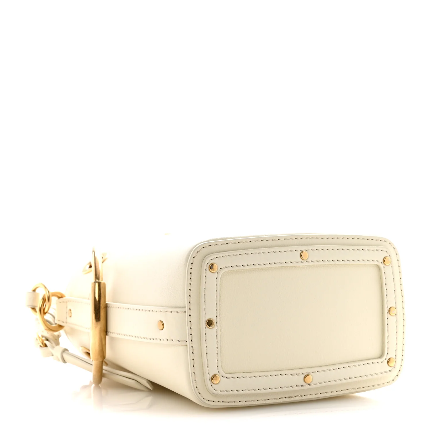 Smooth Calfskin Mini Roy Bucket Bag Natural White - Image 4