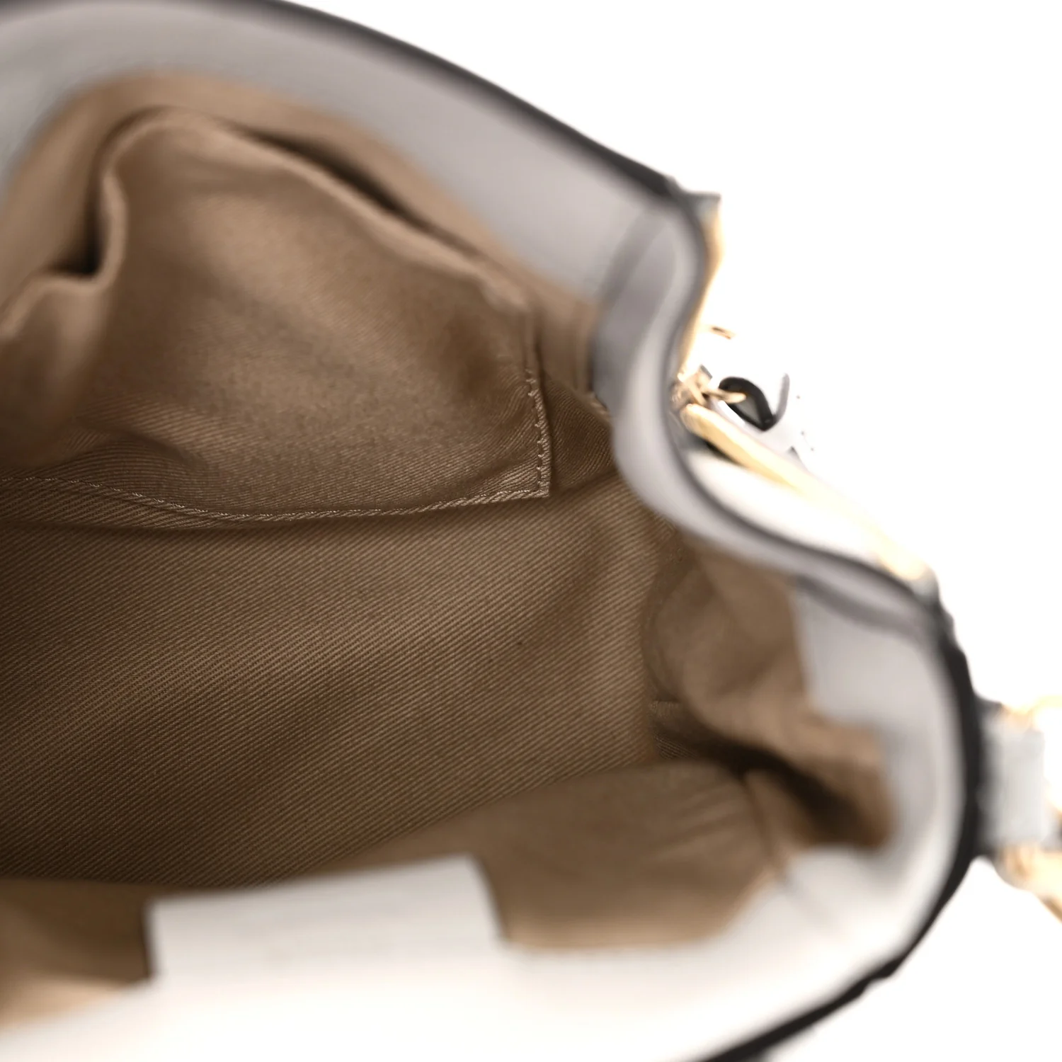 Suede Calfskin Mini Faye Backpack Airy Grey - Image 5