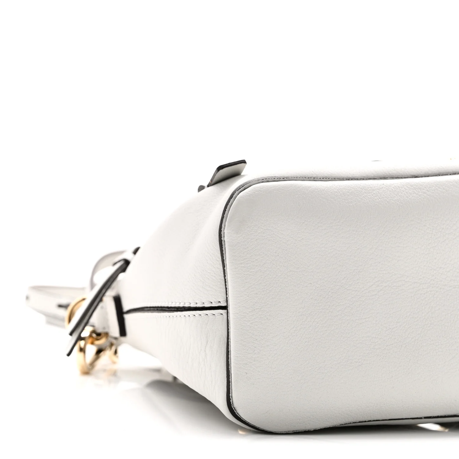 Suede Calfskin Mini Faye Backpack Airy Grey - Image 9