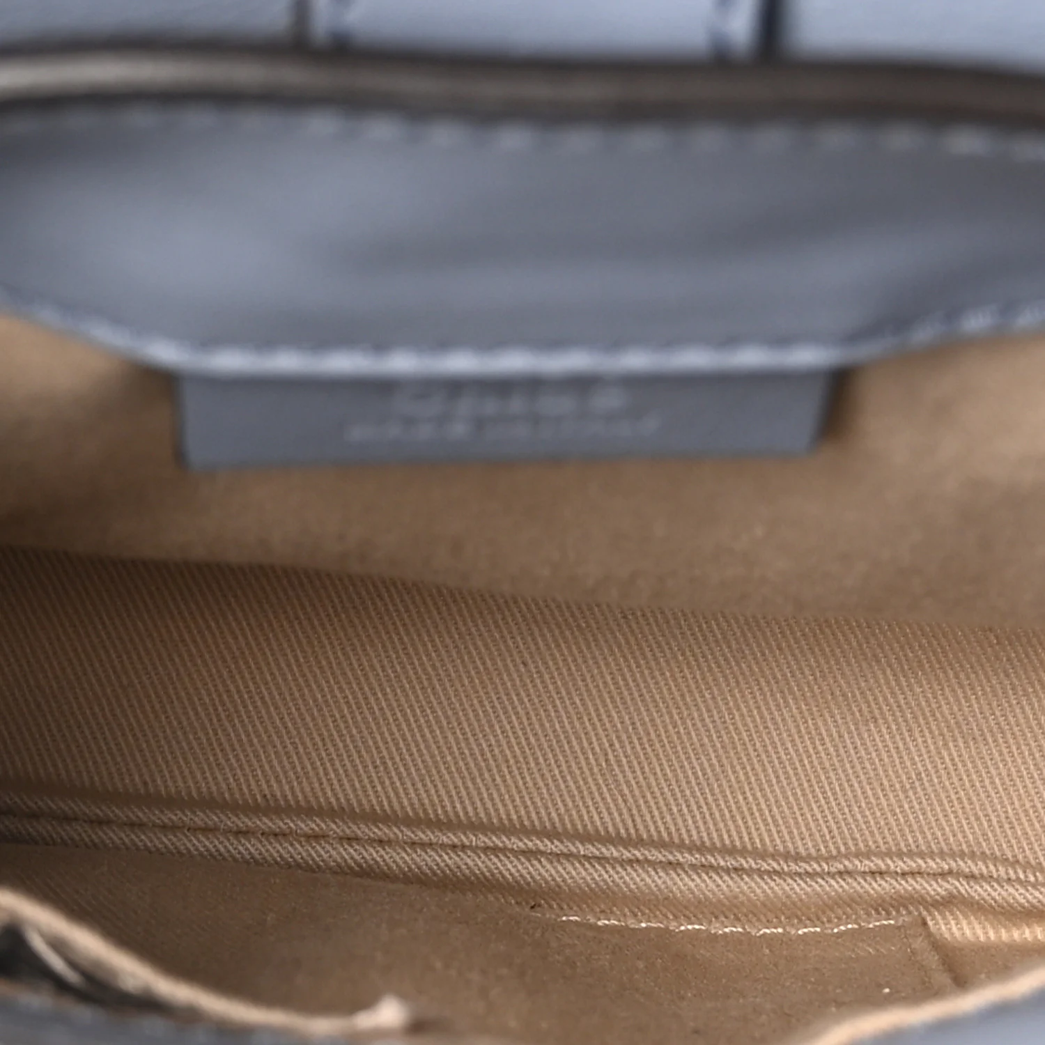 Suede Calfskin Mini Faye Backpack Cloudy Blue - Image 5