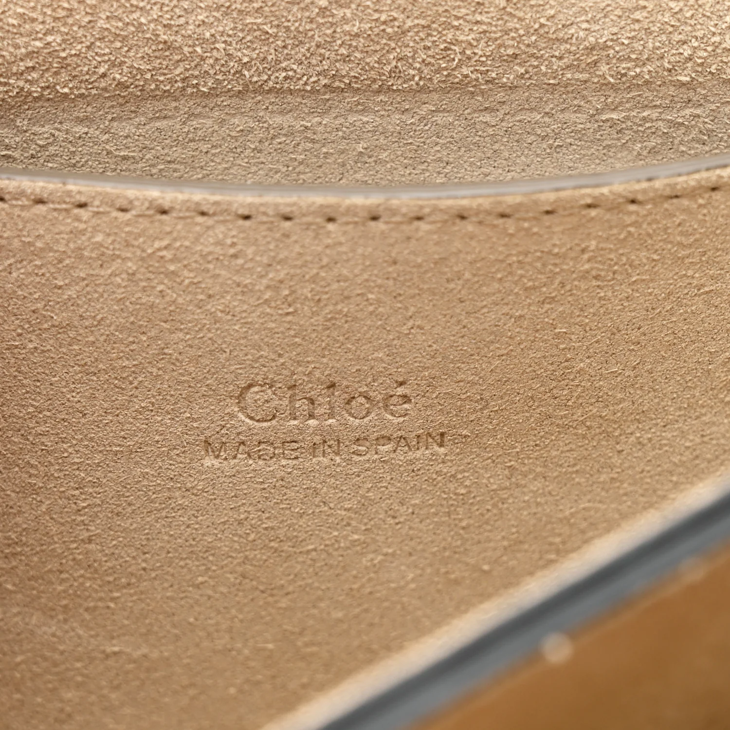 Suede Calfskin Small Faye Shoulder Bag Cloudy Blue - Image 11
