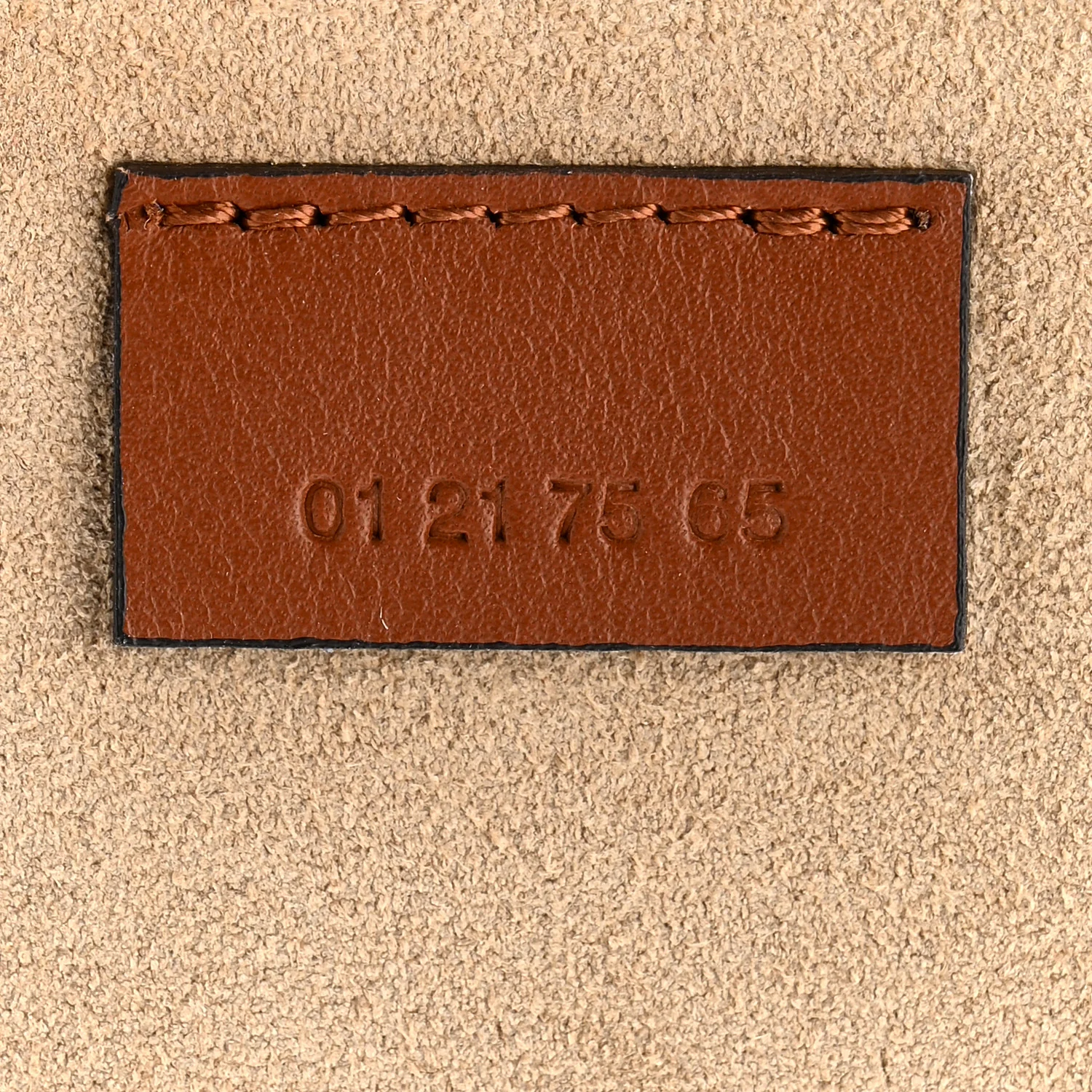 Suede Calfskin Small Faye Shoulder Bag Tobacco - Image 7