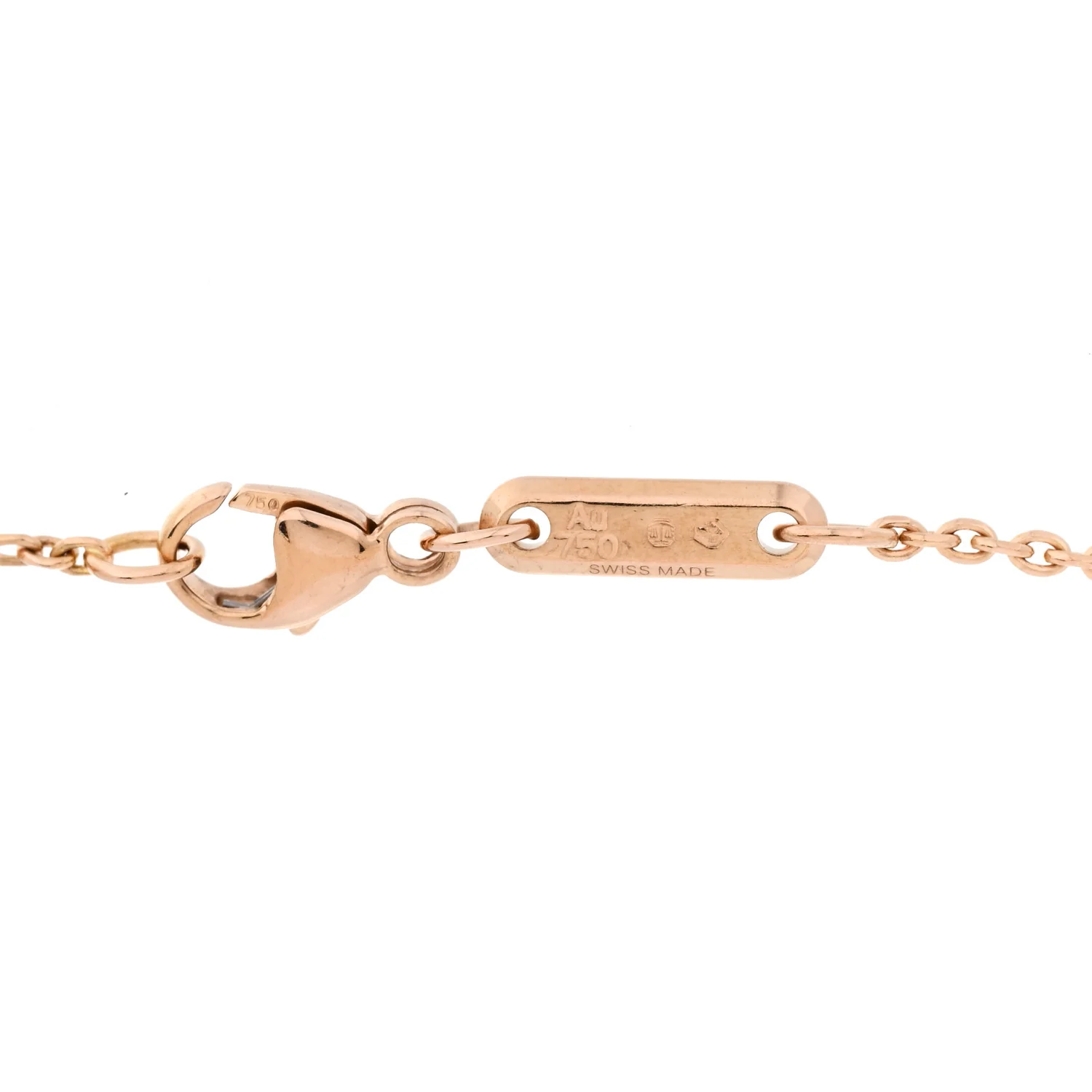 18K Rose Gold Ice Cube Station Bracelet - Image 4