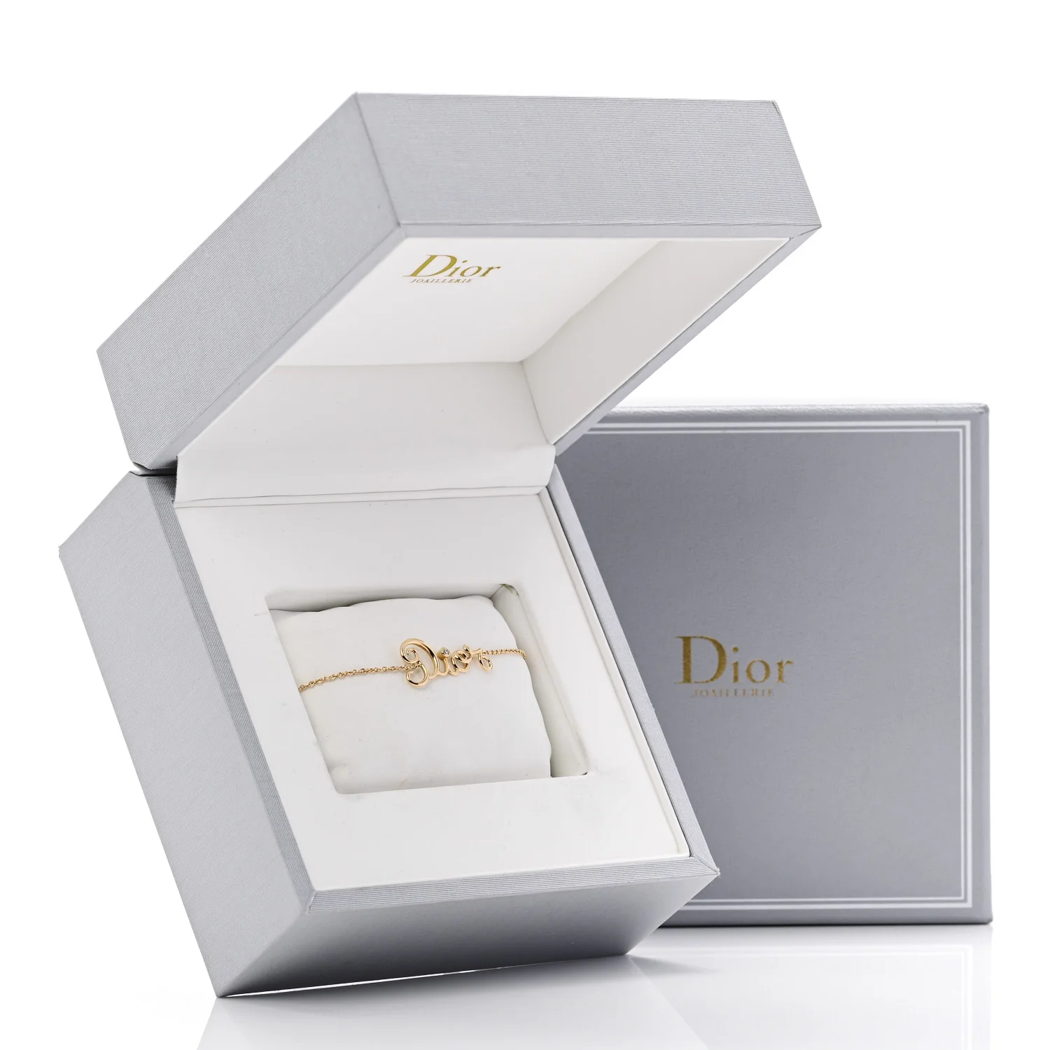 18K Yellow Gold Diamond Dioramour Bracelet - Image 5