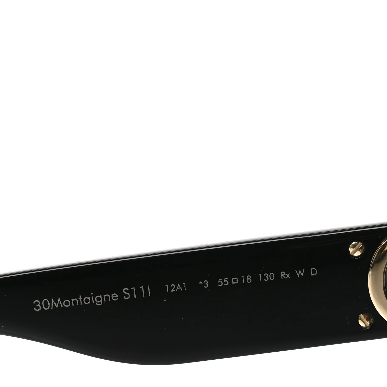 Acetate 30 Montaigne S11I Sunglasses Black - Image 7