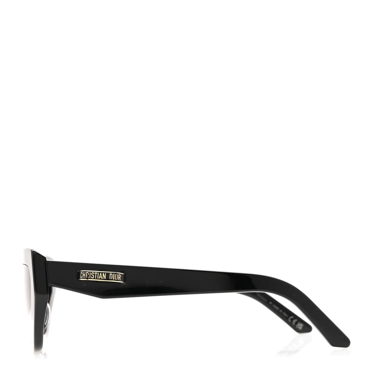Acetate CDior B6I Cat Eye Sunglasses Black - Image 3