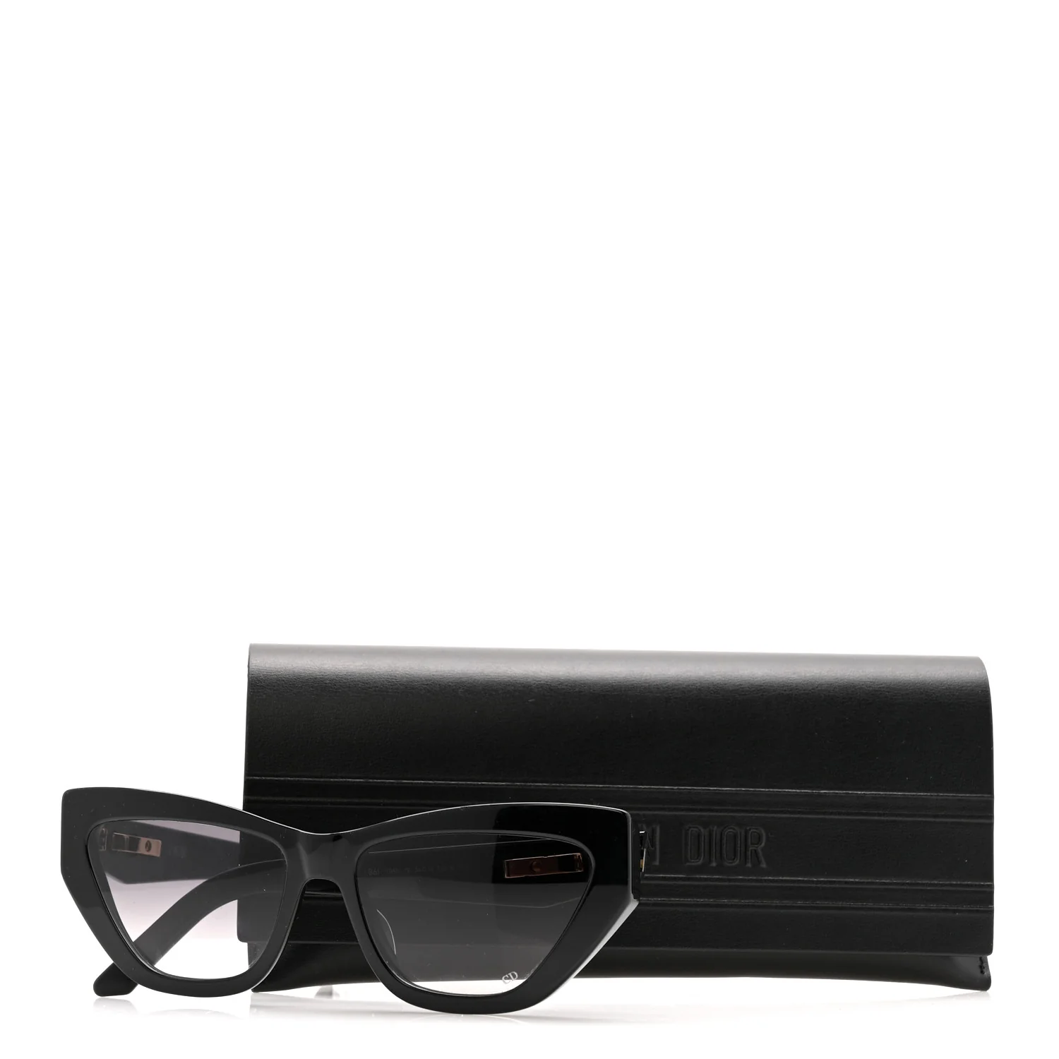 Acetate CDior B6I Cat Eye Sunglasses Black - Image 9