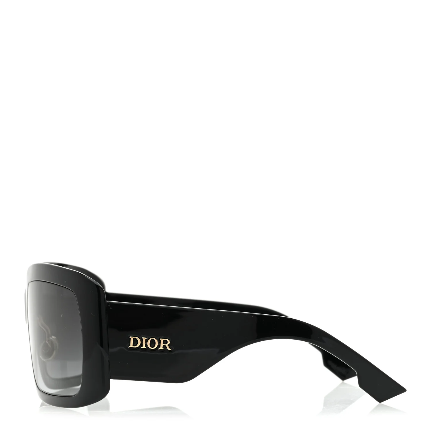 Acetate Dior SoLight2 Square Sunglasses Black - Image 3