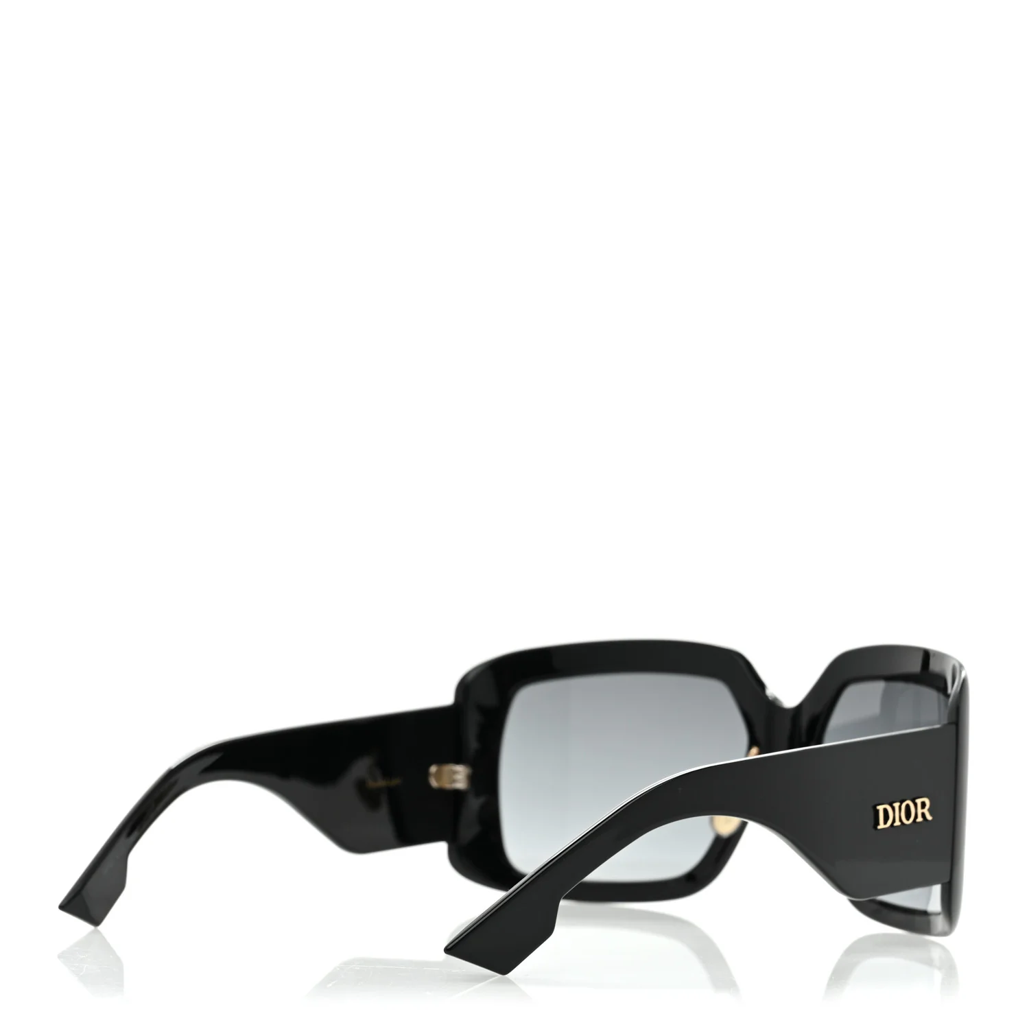 Acetate Dior SoLight2 Square Sunglasses Black - Image 4