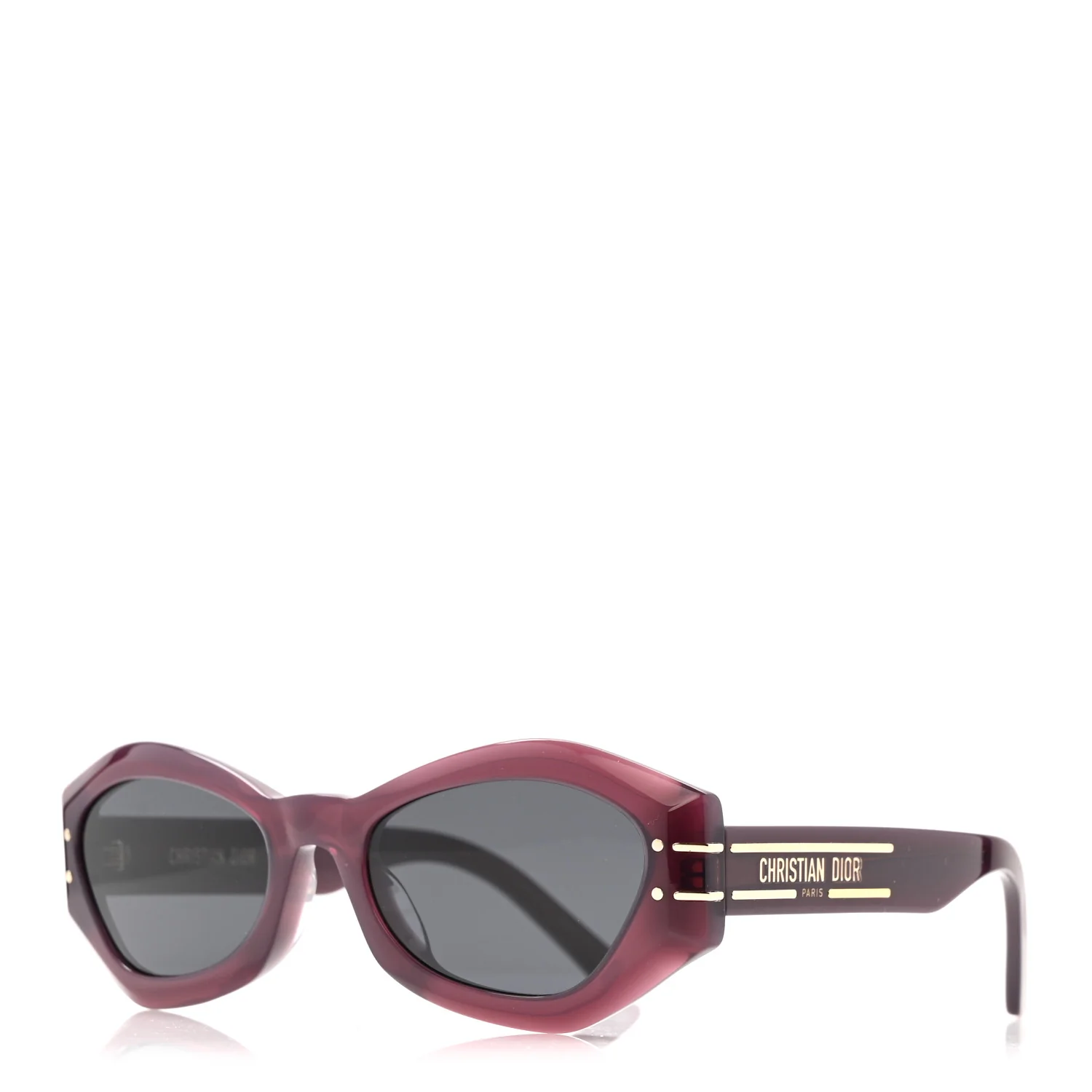 Acetate DiorSignature B1U Butterfly Sunglasses Purple