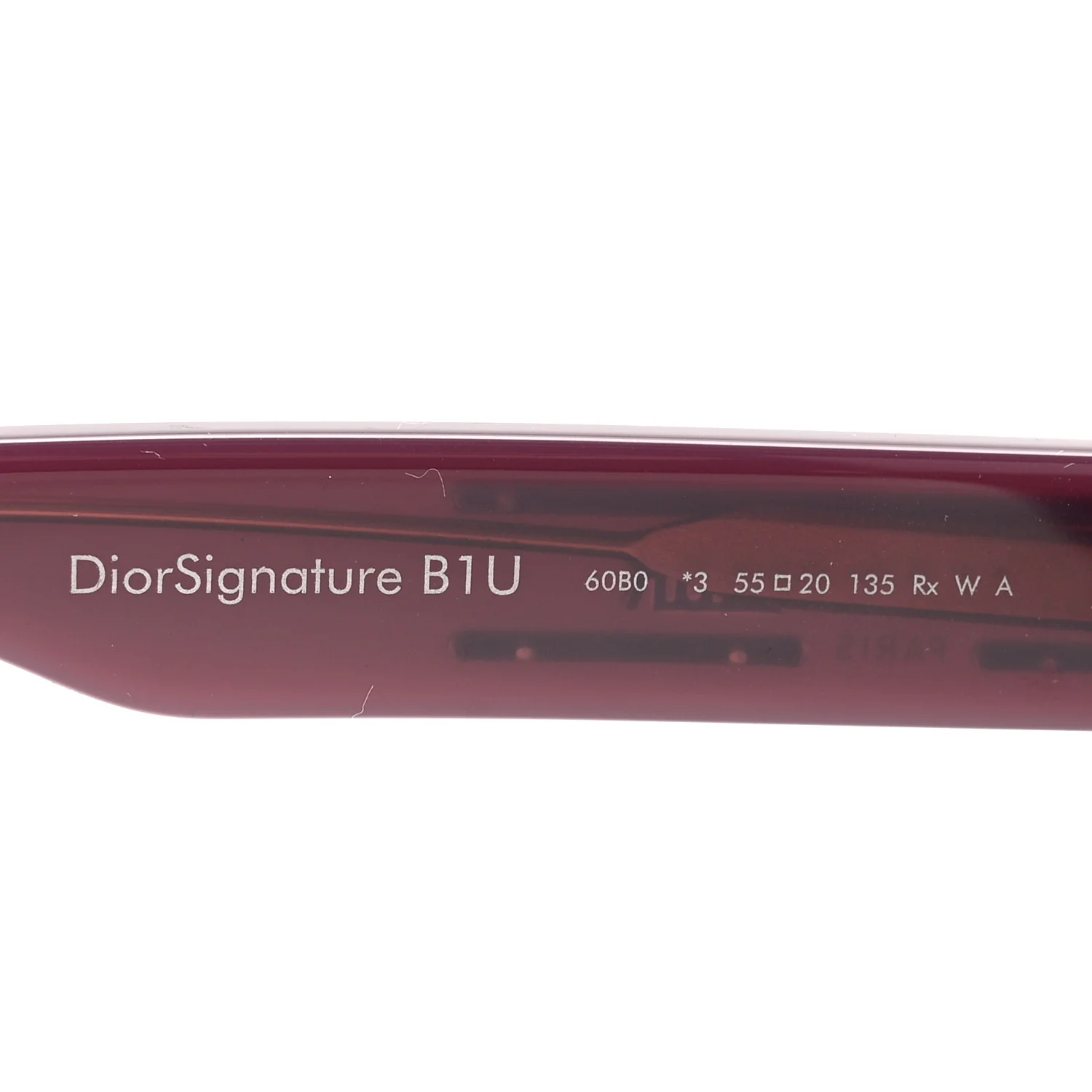 Acetate DiorSignature B1U Butterfly Sunglasses Purple - Image 6