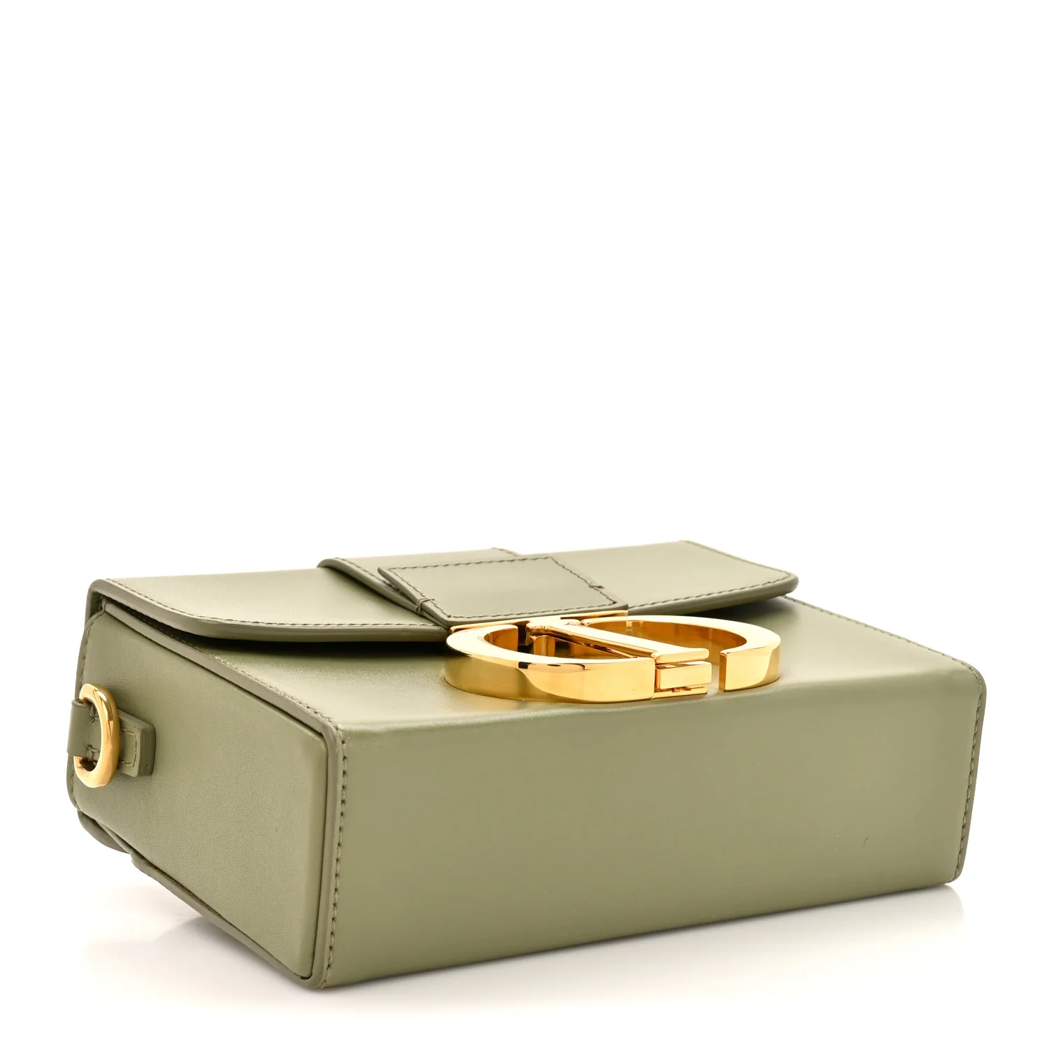Box Calfskin 30 Montaigne Box Bag Mint Green - Image 4