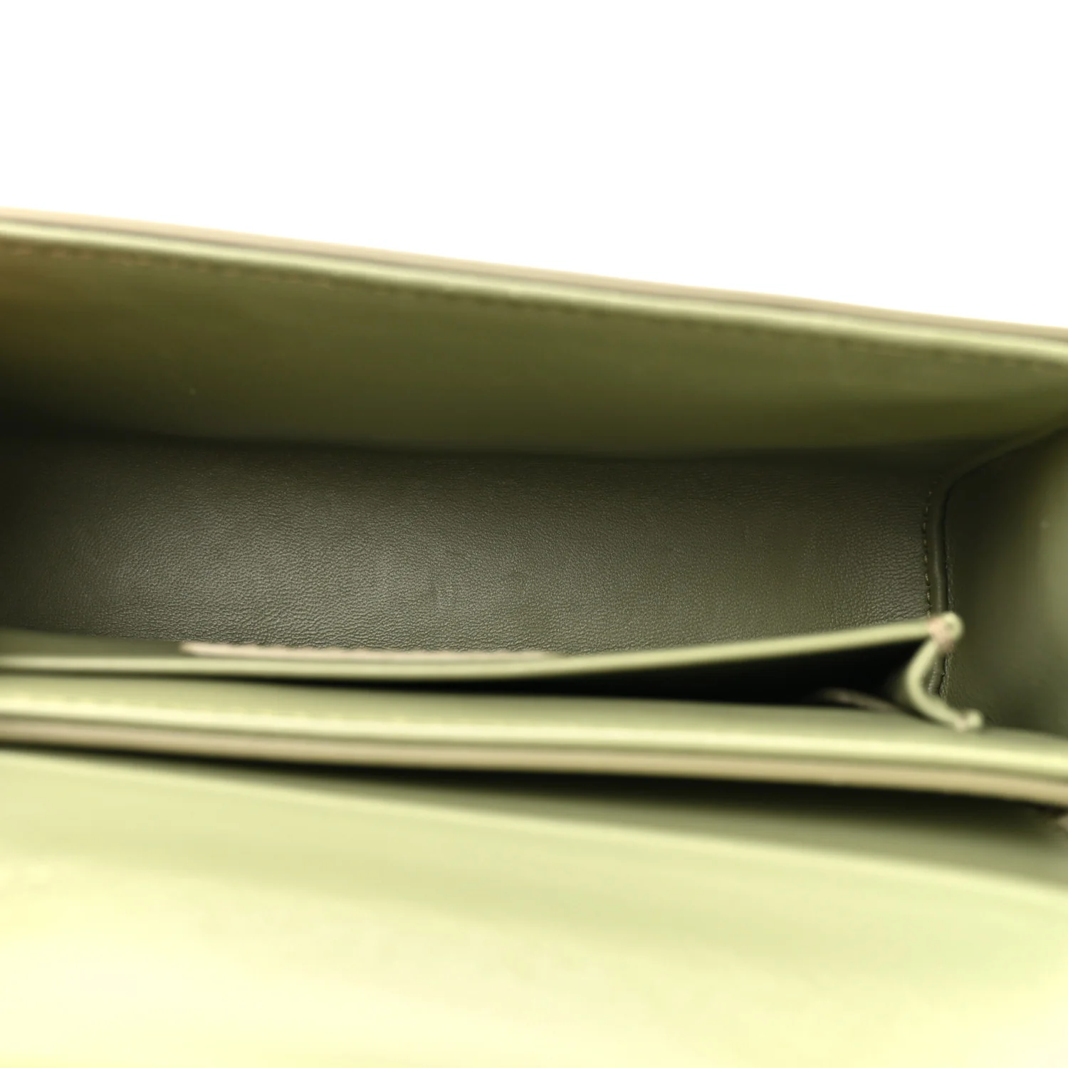 Box Calfskin 30 Montaigne Box Bag Mint Green - Image 5