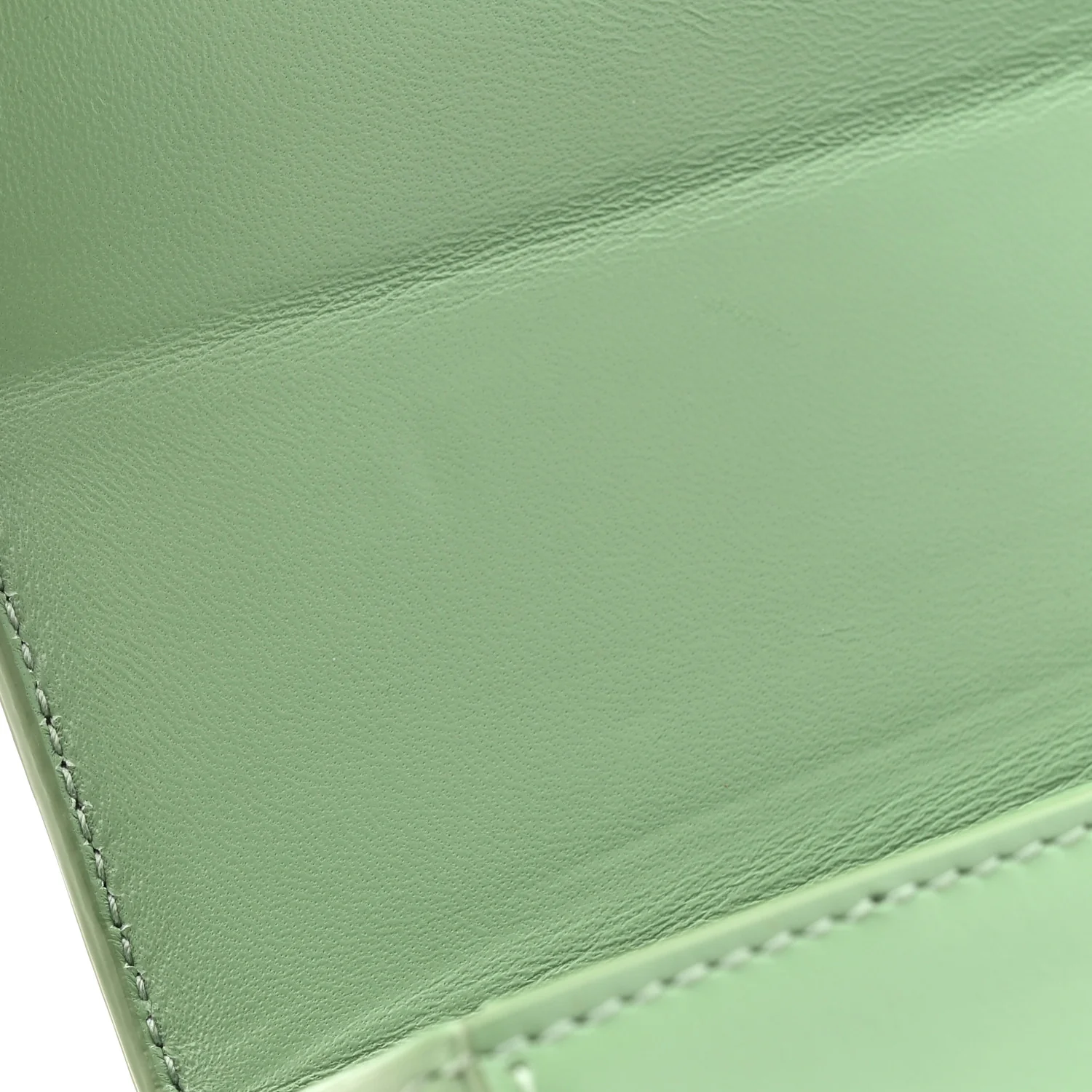 Box Calfskin 30 Montaigne Box Bag Mint Green - Image 14