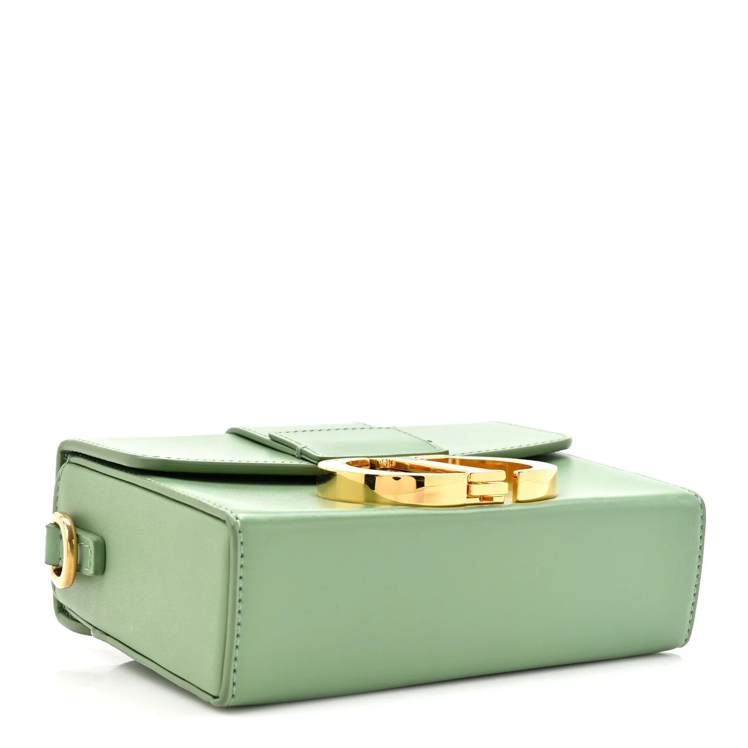 Box Calfskin 30 Montaigne Box Bag Mint Green - Image 4